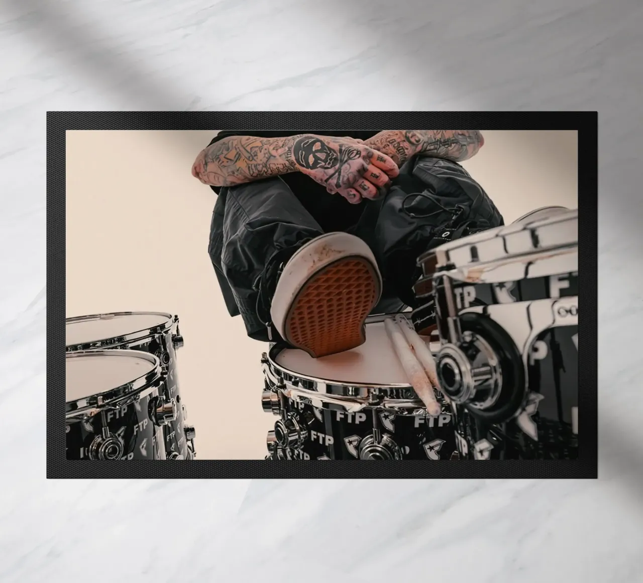 Travis Barker Blink 182 zerbino da Musadad Shop
