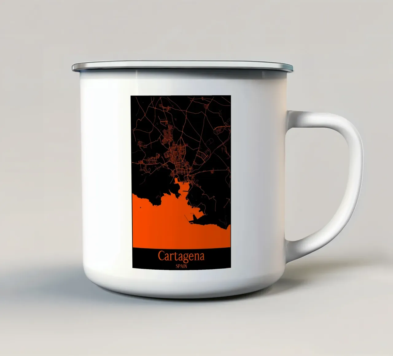 Cartagena tazza in smalto da MiMap