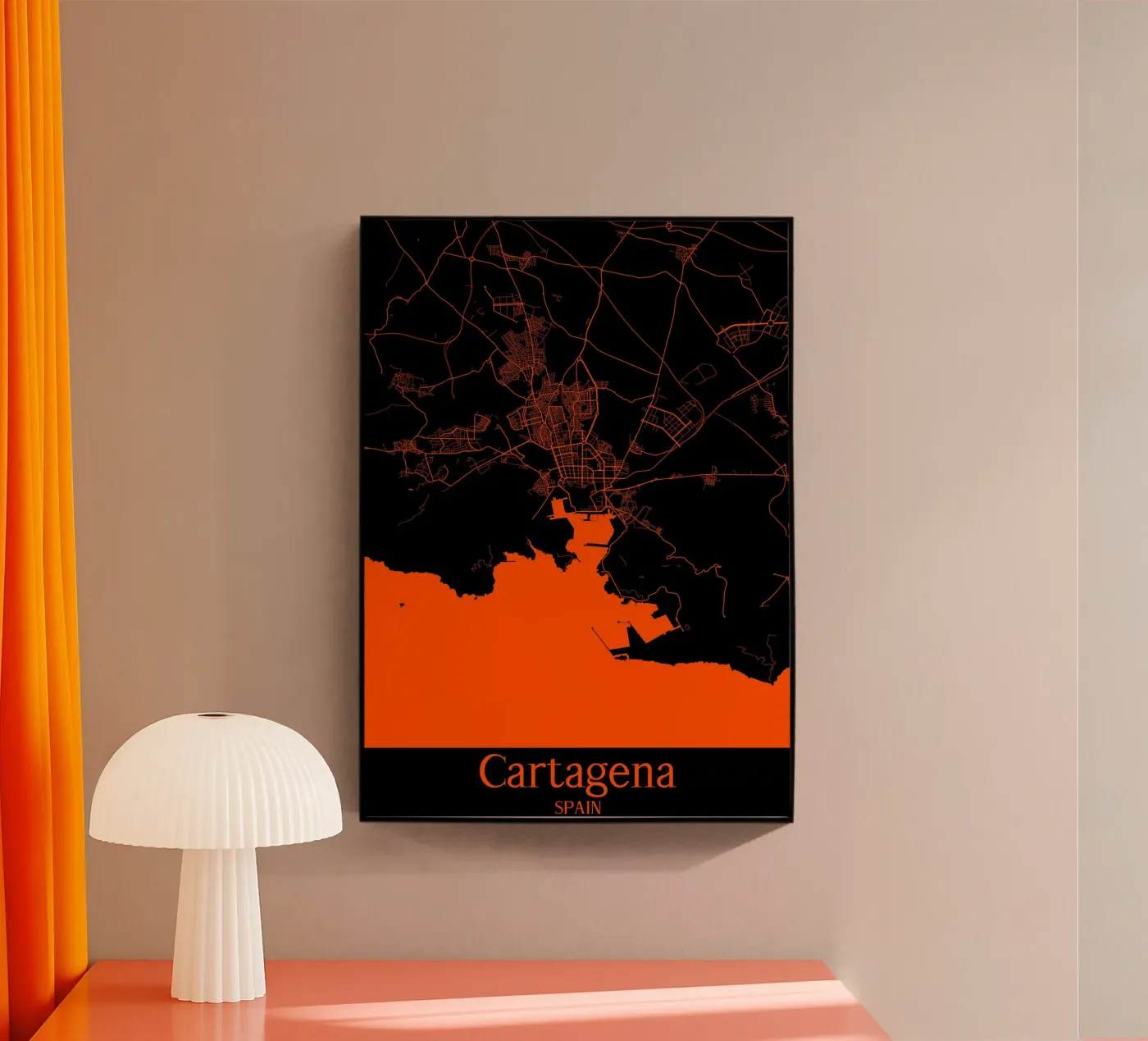 Cartagena acrylic glass by MiMap