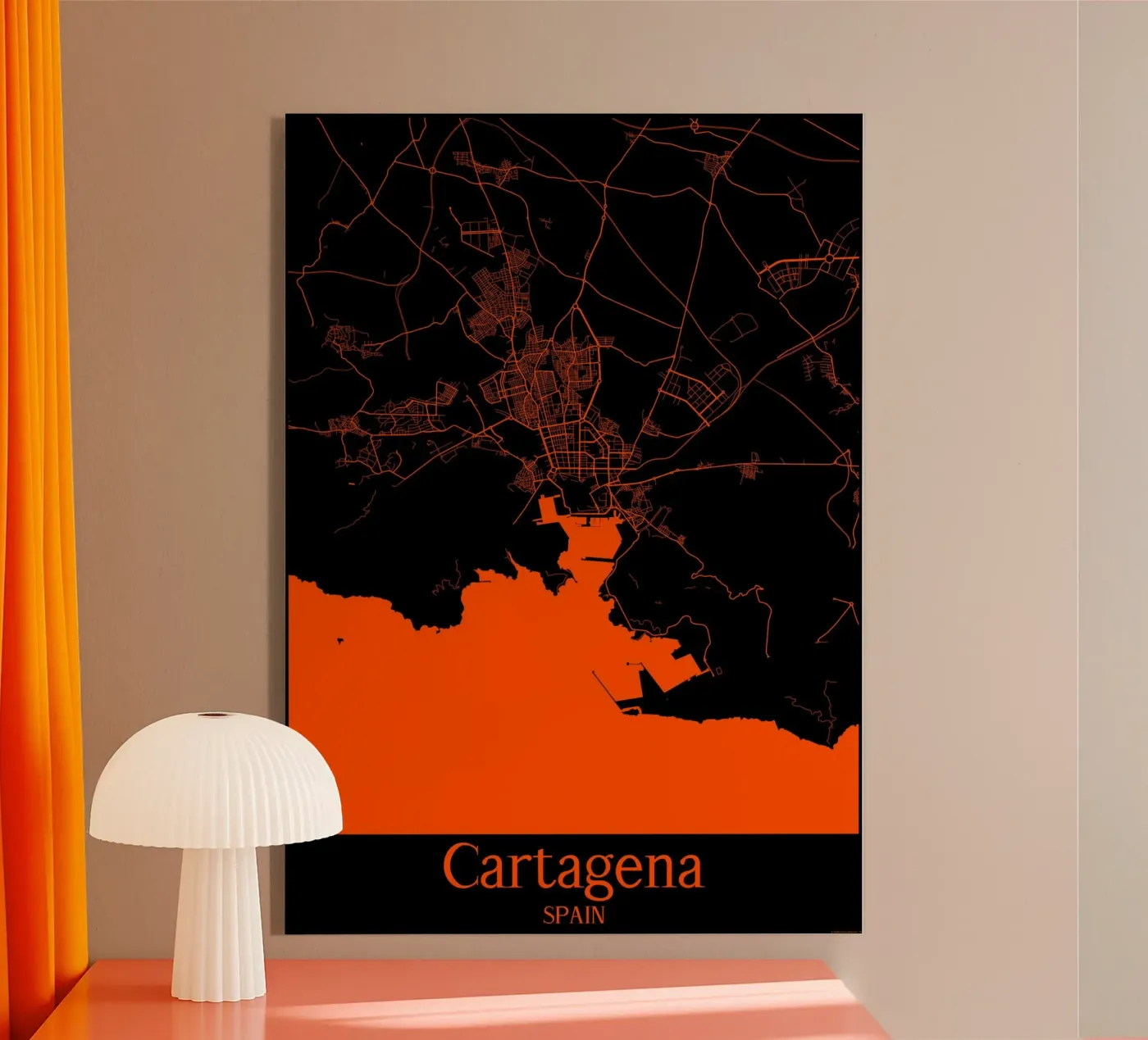 Cartagena acrylic glass by MiMap