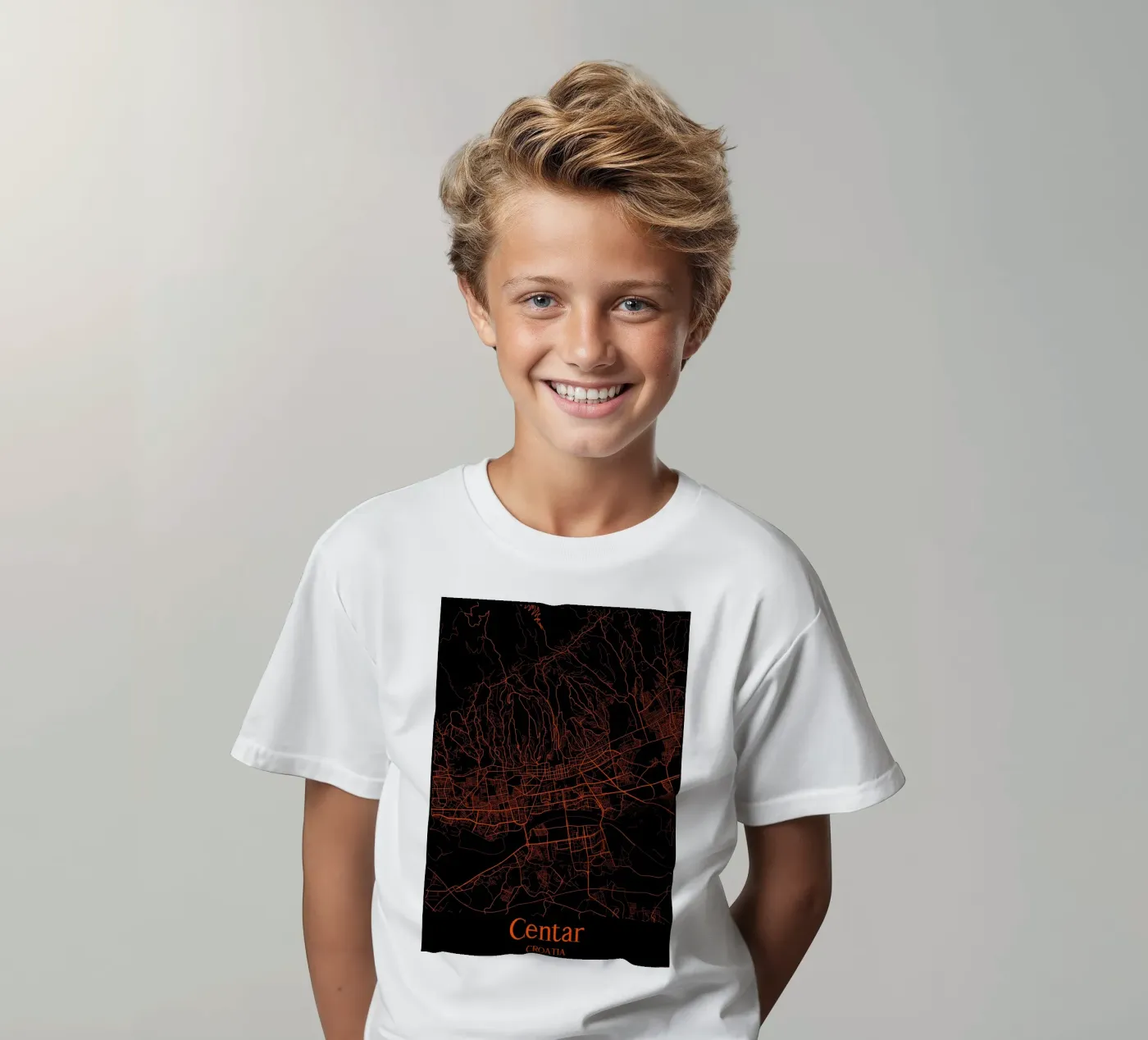 Centar t-shirt bambini da MiMap