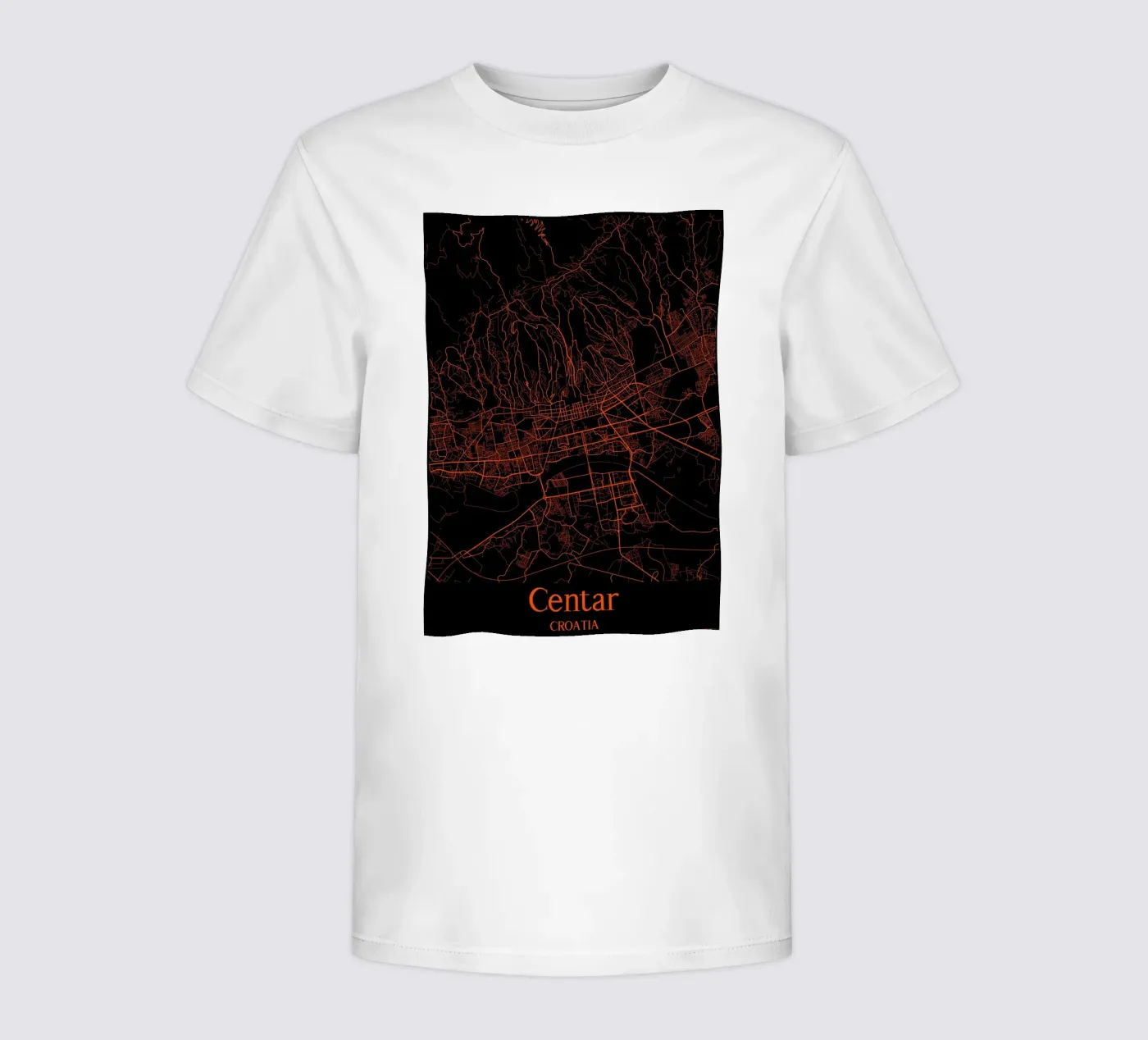 Centar t-shirt bambini da MiMap