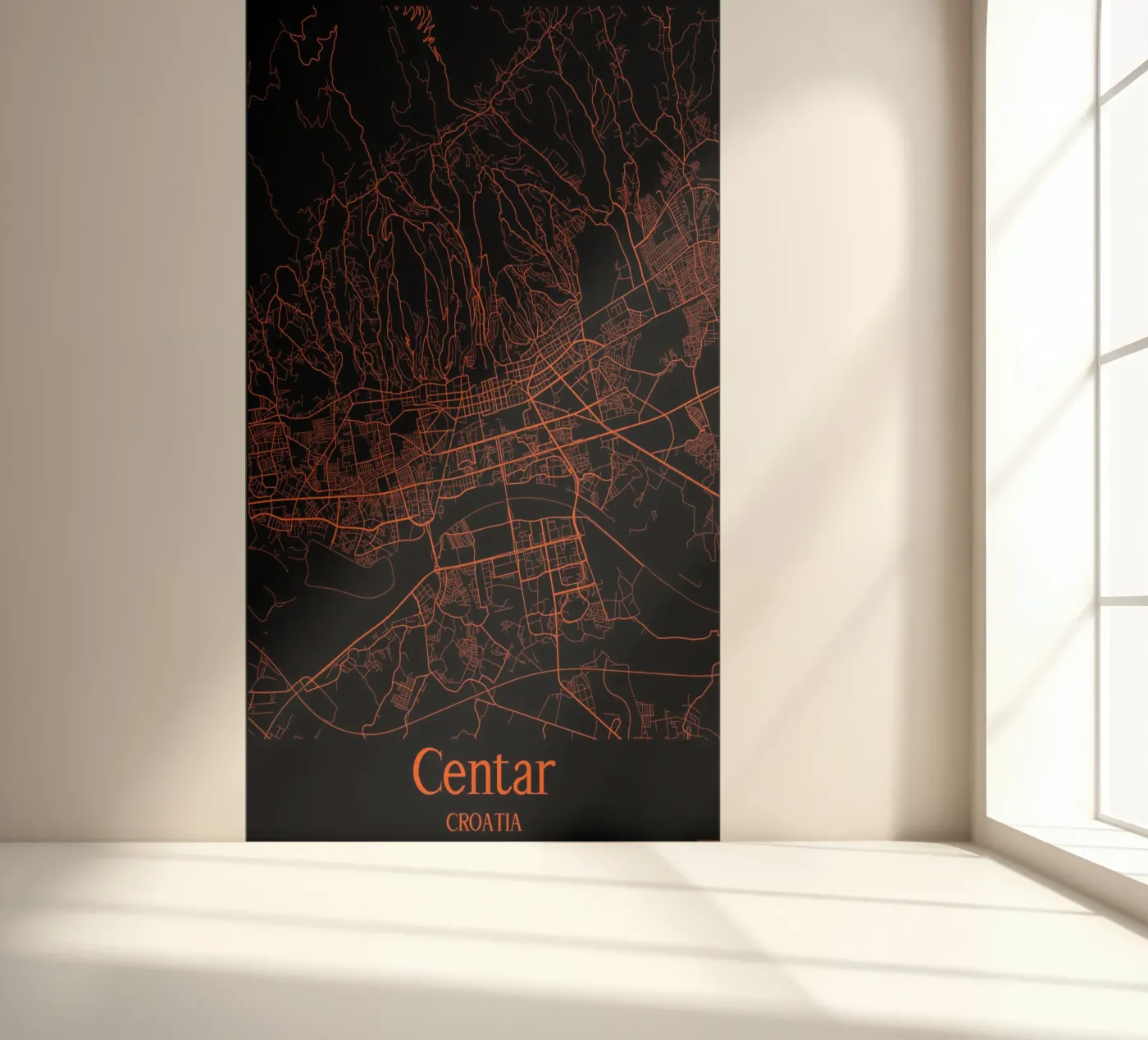 Centar fotobehang van MiMap