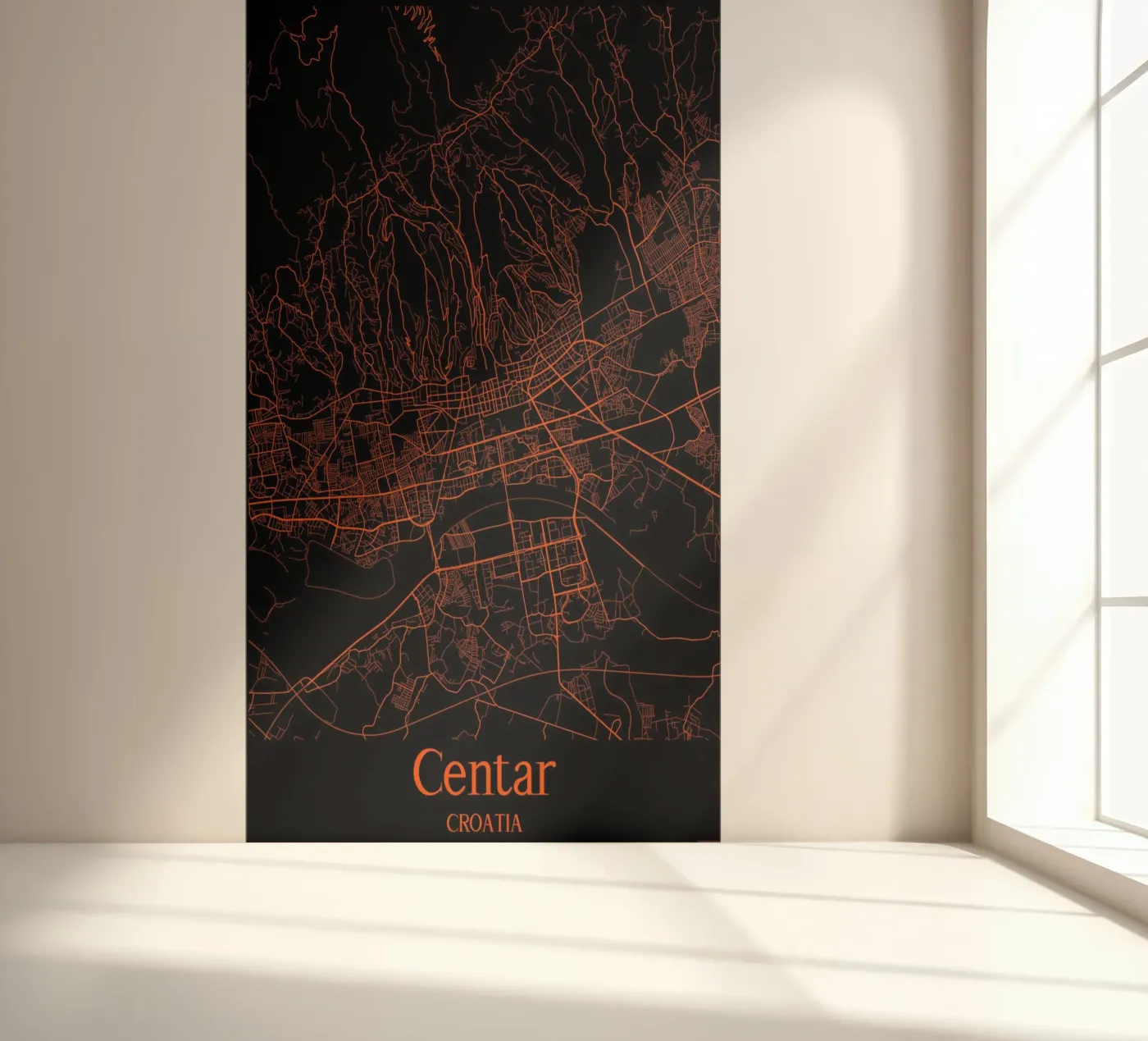 Centar fotobehang van MiMap