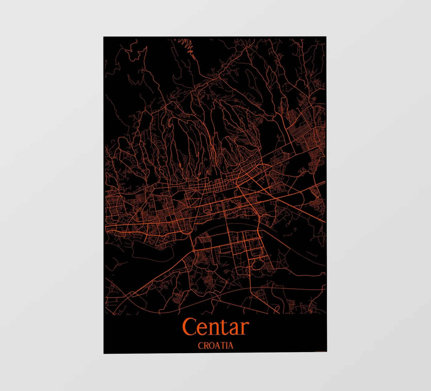 Centar fotobehang van MiMap