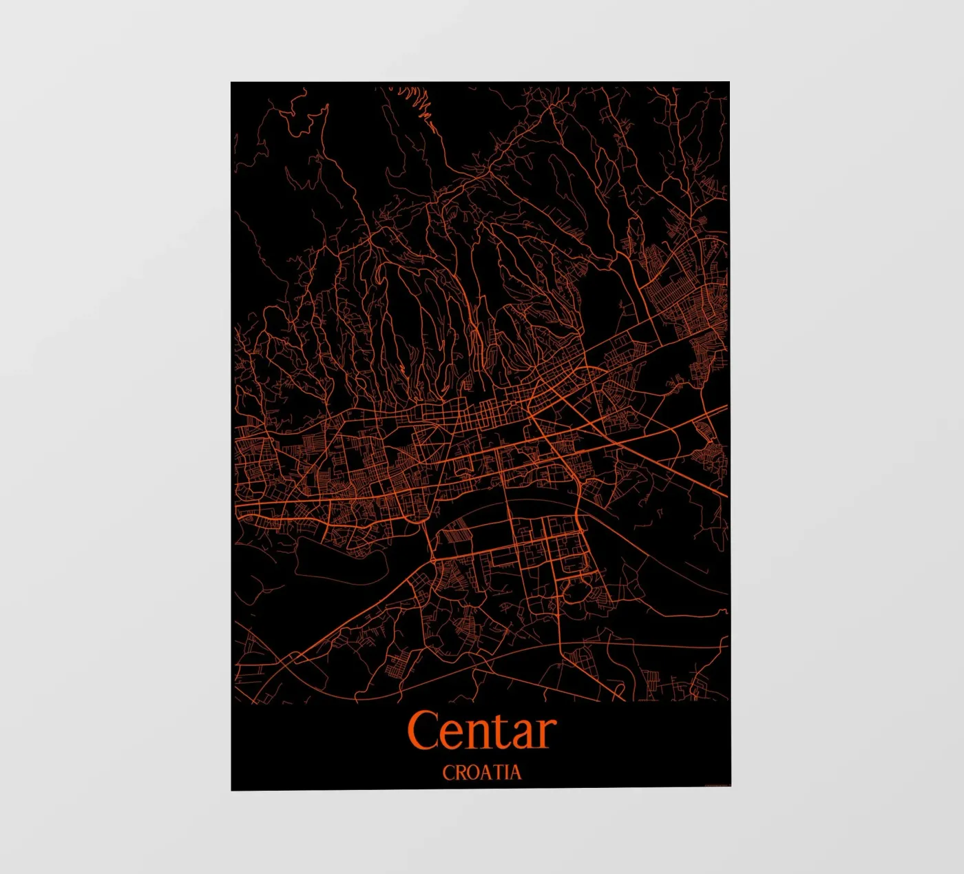 Centar fotobehang van MiMap