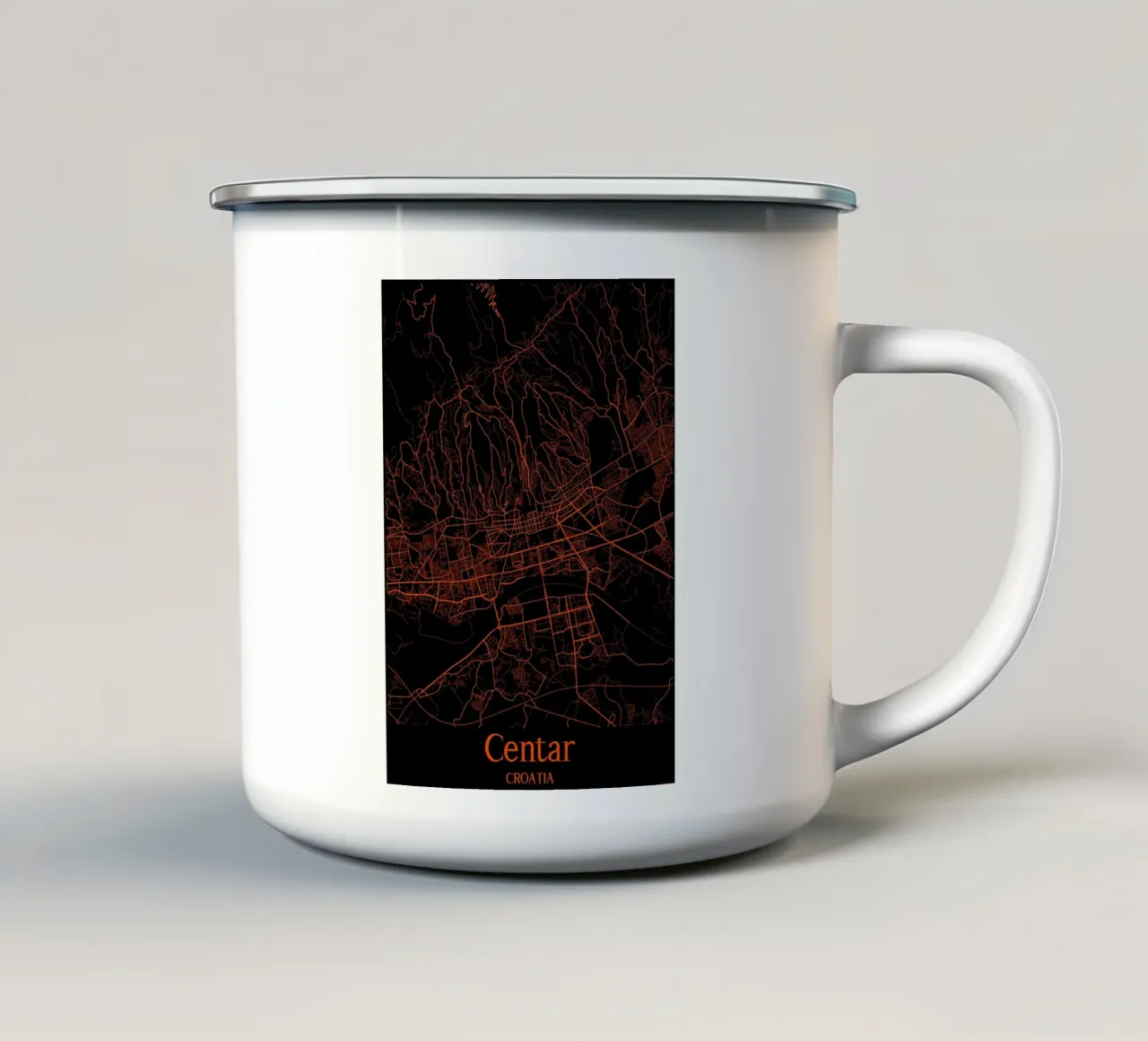 Centar tazza in smalto da MiMap