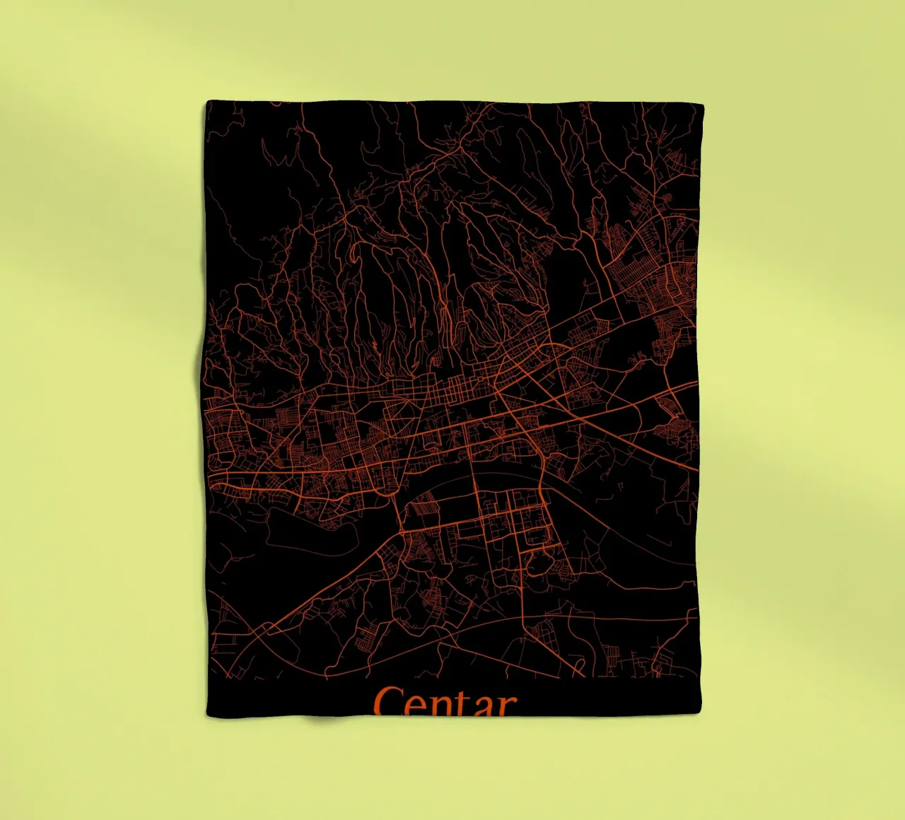 Centar Fleecedecke von MiMap