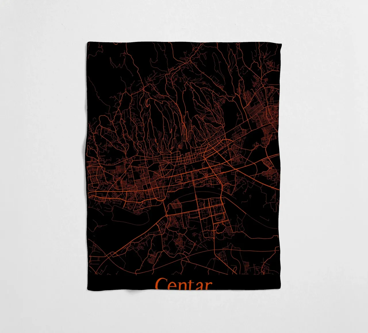 Centar Fleecedecke von MiMap