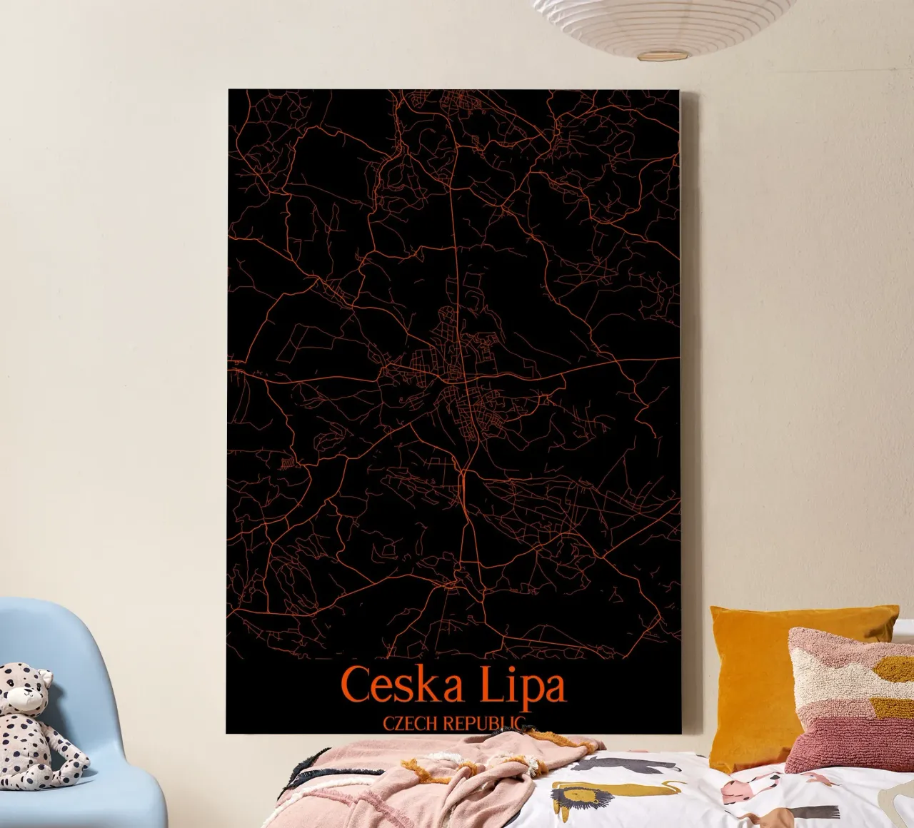 Ceska Lipa tela con Cornice a cassetta da MiMap