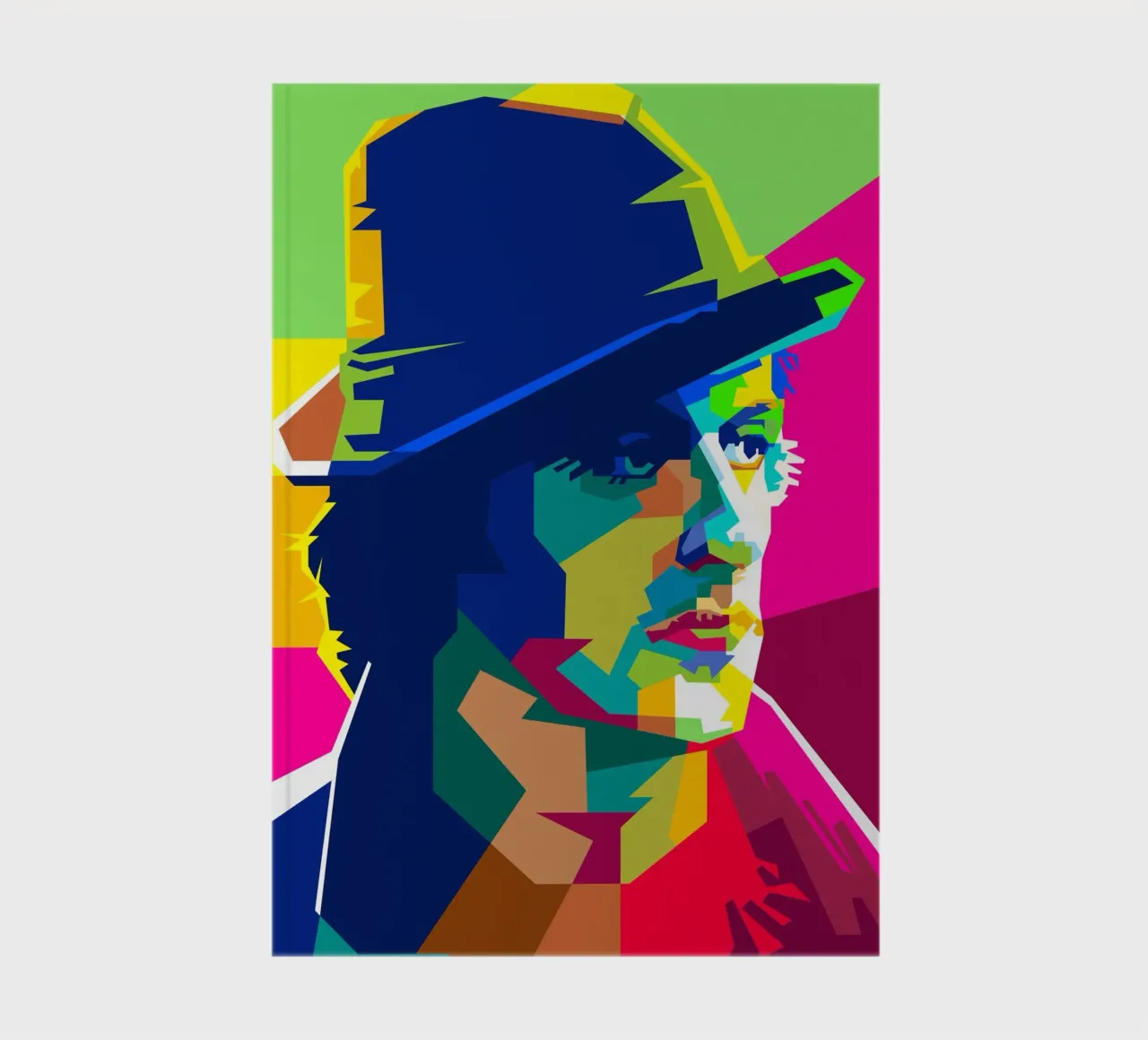 Sylvester Stallone Movie Actor Art WPAP notebook by Artkreator
