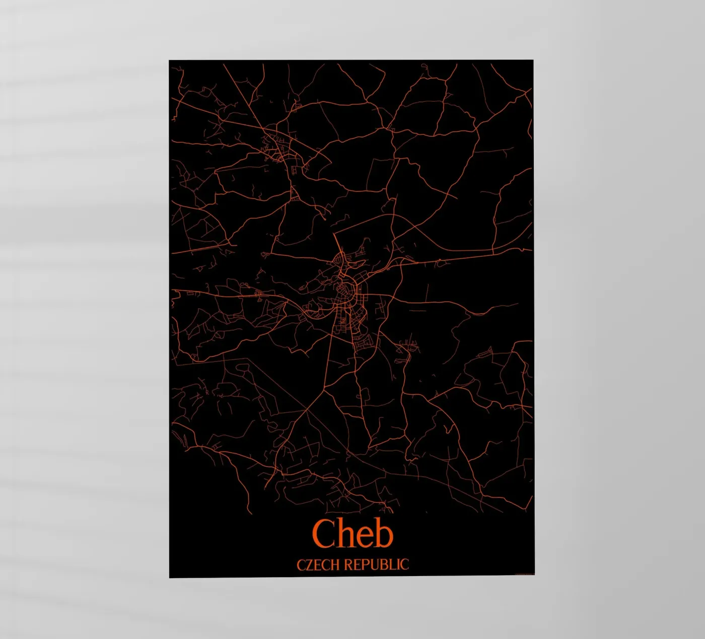 Cheb backlit folie van MiMap