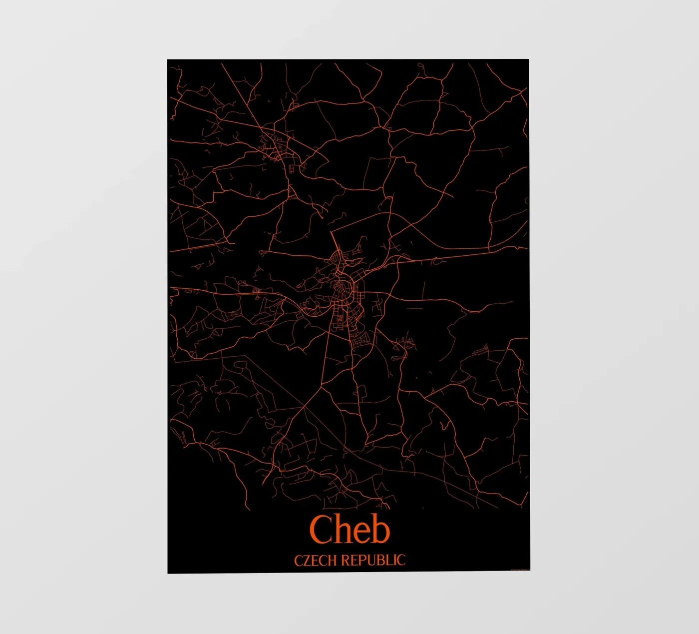 Cheb backlit folie van MiMap