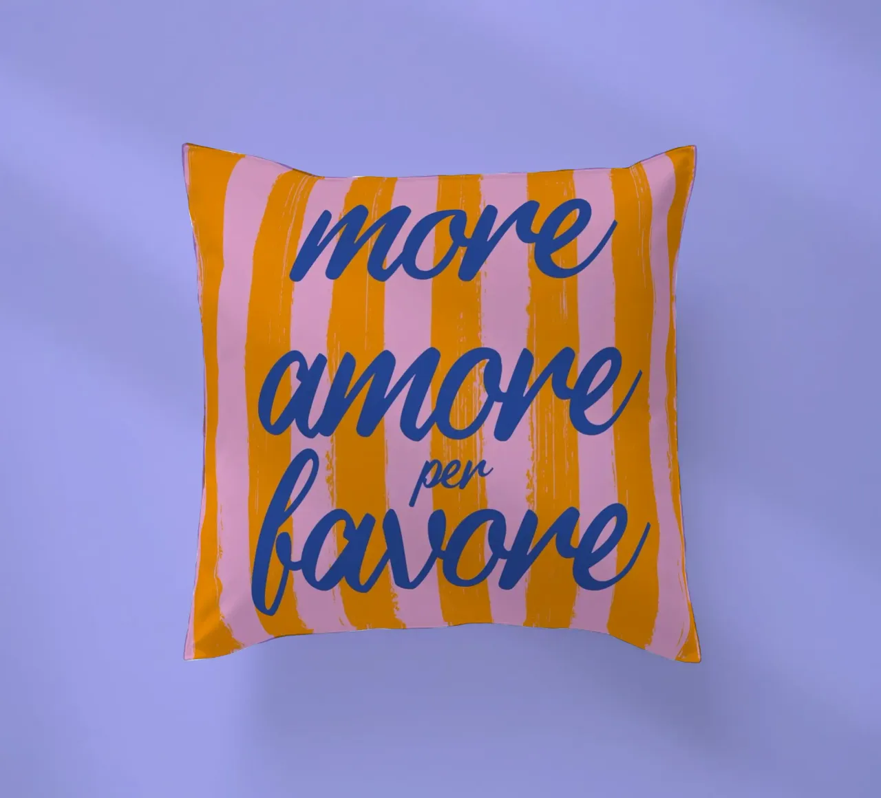 More Amore Per Favore - A Strisce cuscino da studio scusi