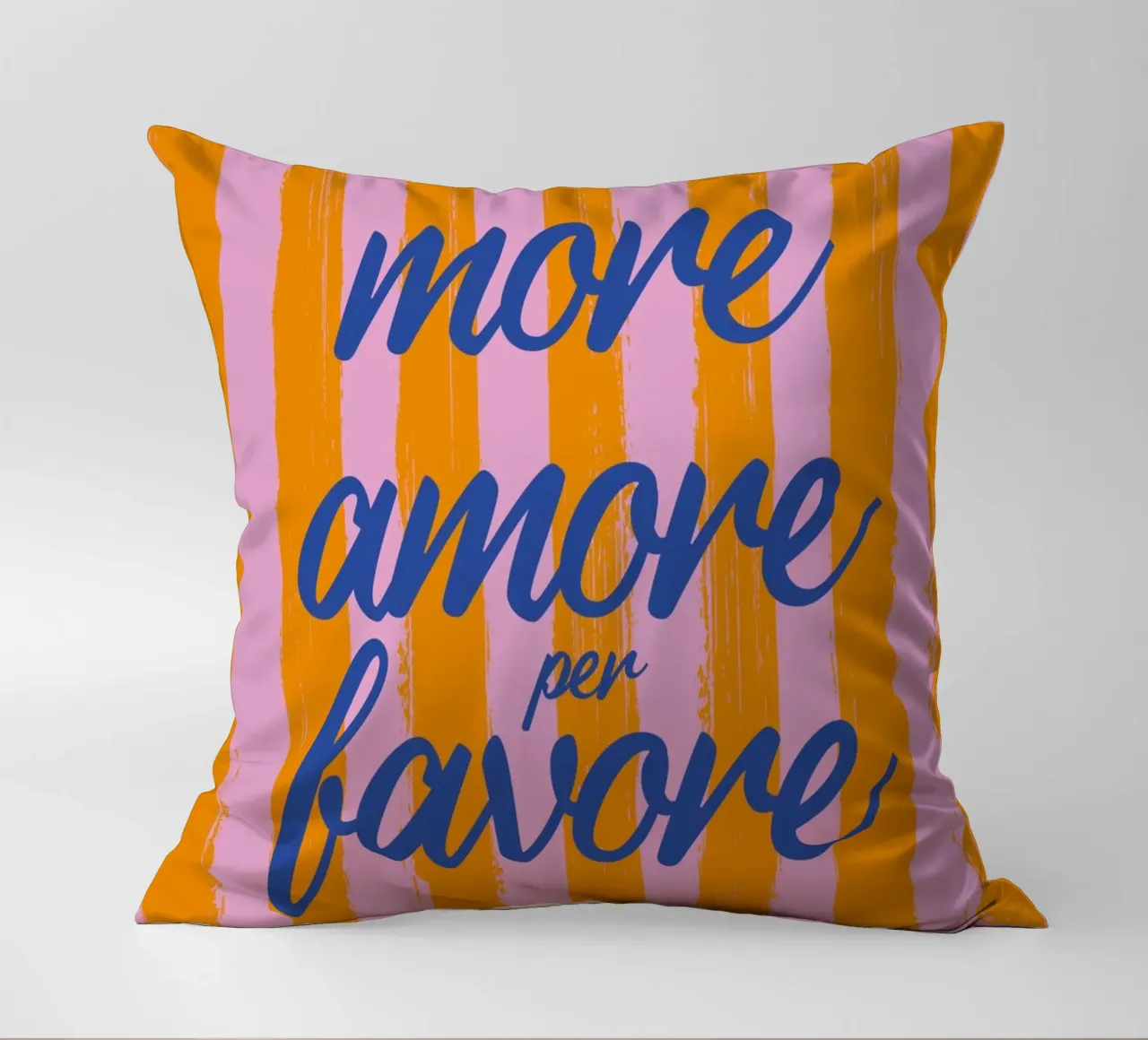 More Amore Per Favore - A Strisce cuscino da studio scusi