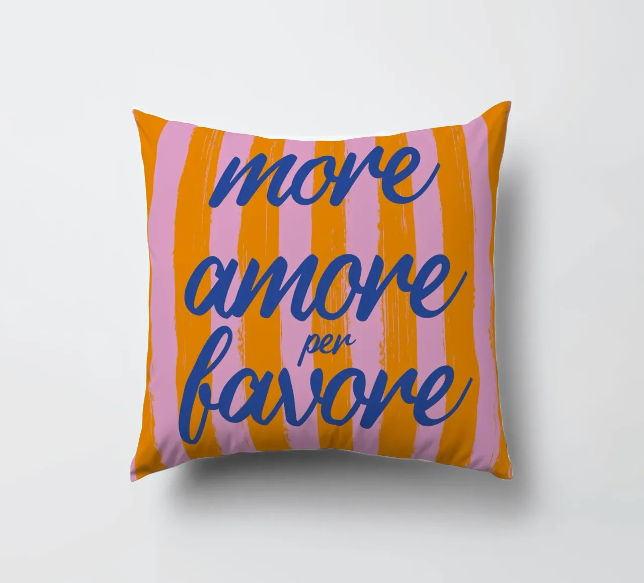 More Amore Per Favore - A Strisce cuscino da studio scusi