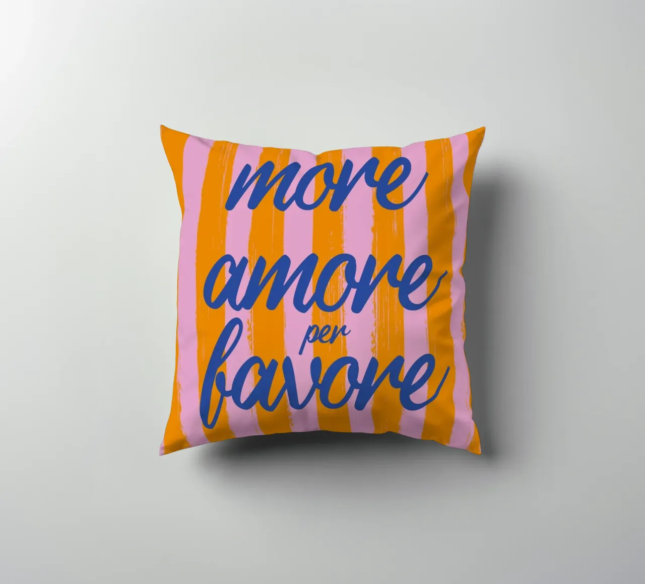 More Amore Per Favore - A Strisce cuscino da studio scusi