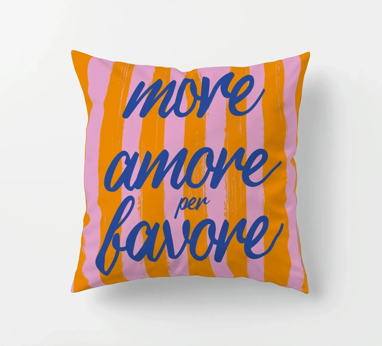 More Amore Per Favore - A Strisce cuscino da studio scusi
