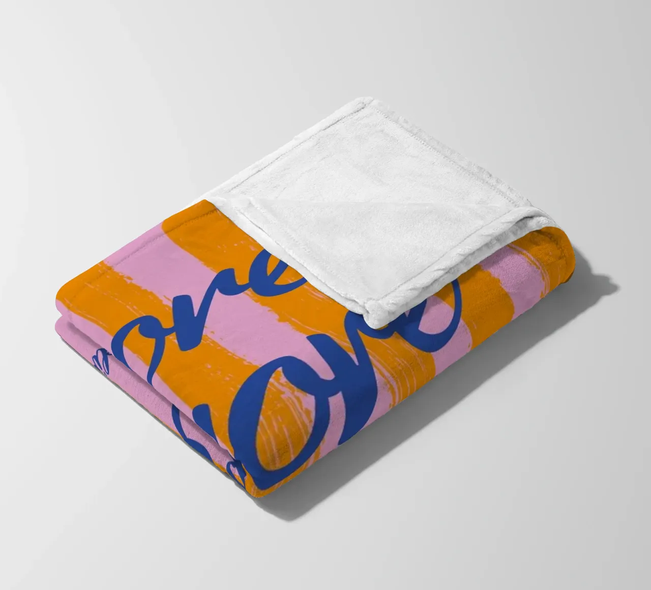 More Amore Per Favore - A Strisce coperta in pile da studio scusi