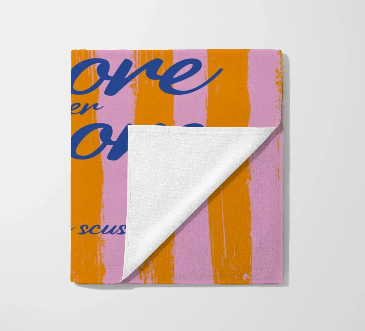 More Amore Per Favore - A Strisce telo mare da studio scusi