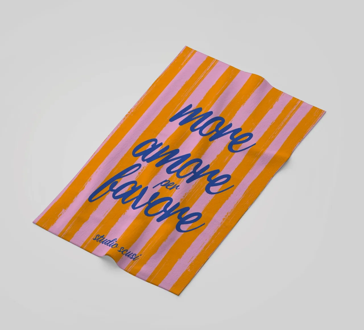 More Amore Per Favore - A Strisce telo mare da studio scusi