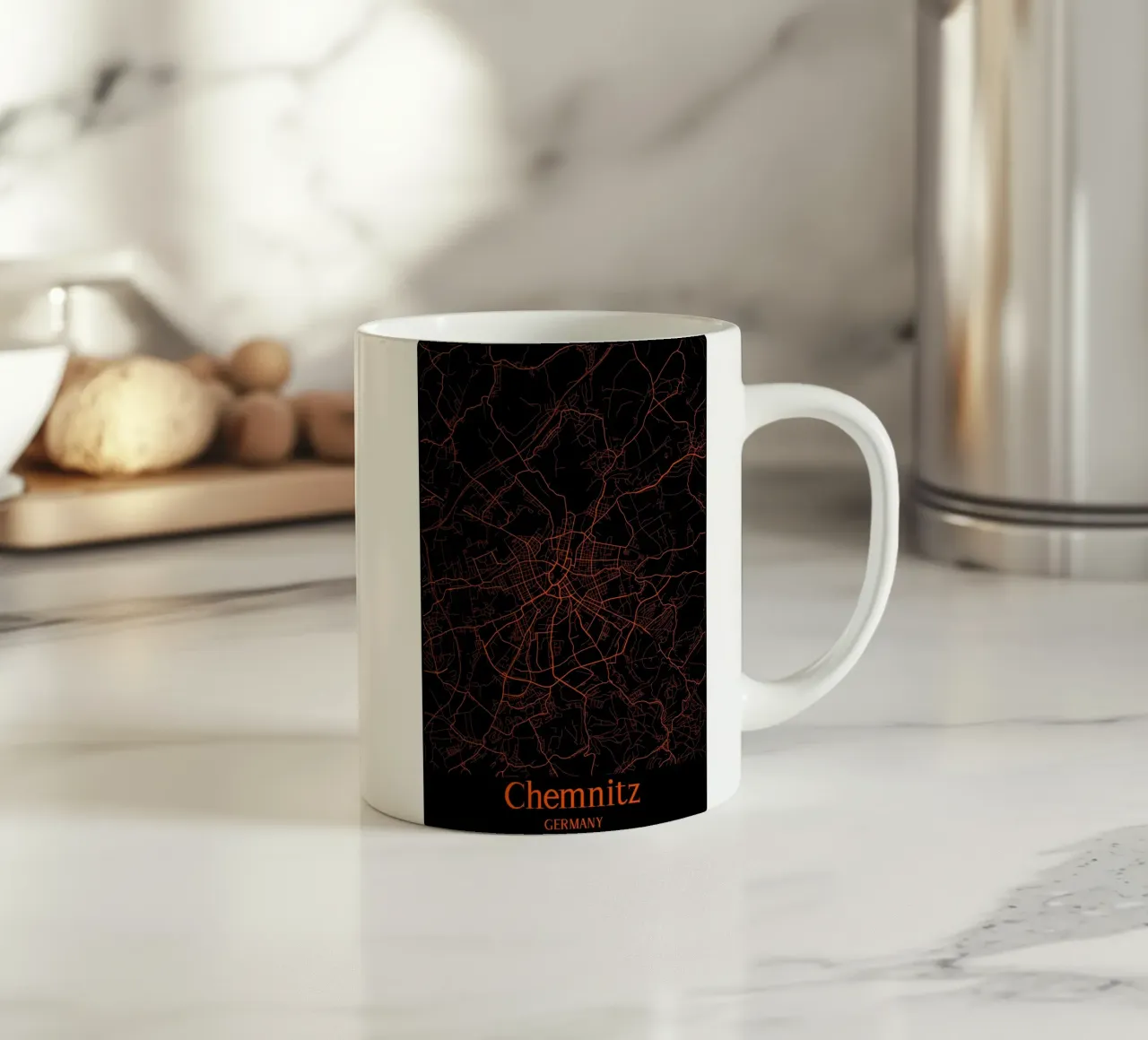 Chemnitz ceramic mug by MiMap