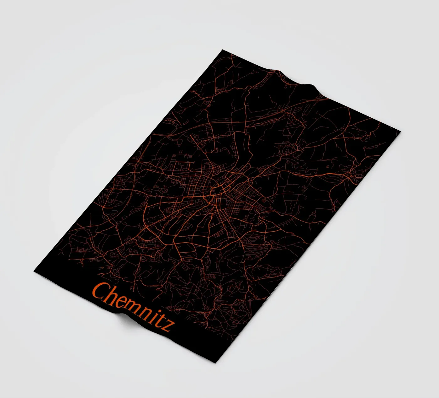 Chemnitz Fleecedecke von MiMap