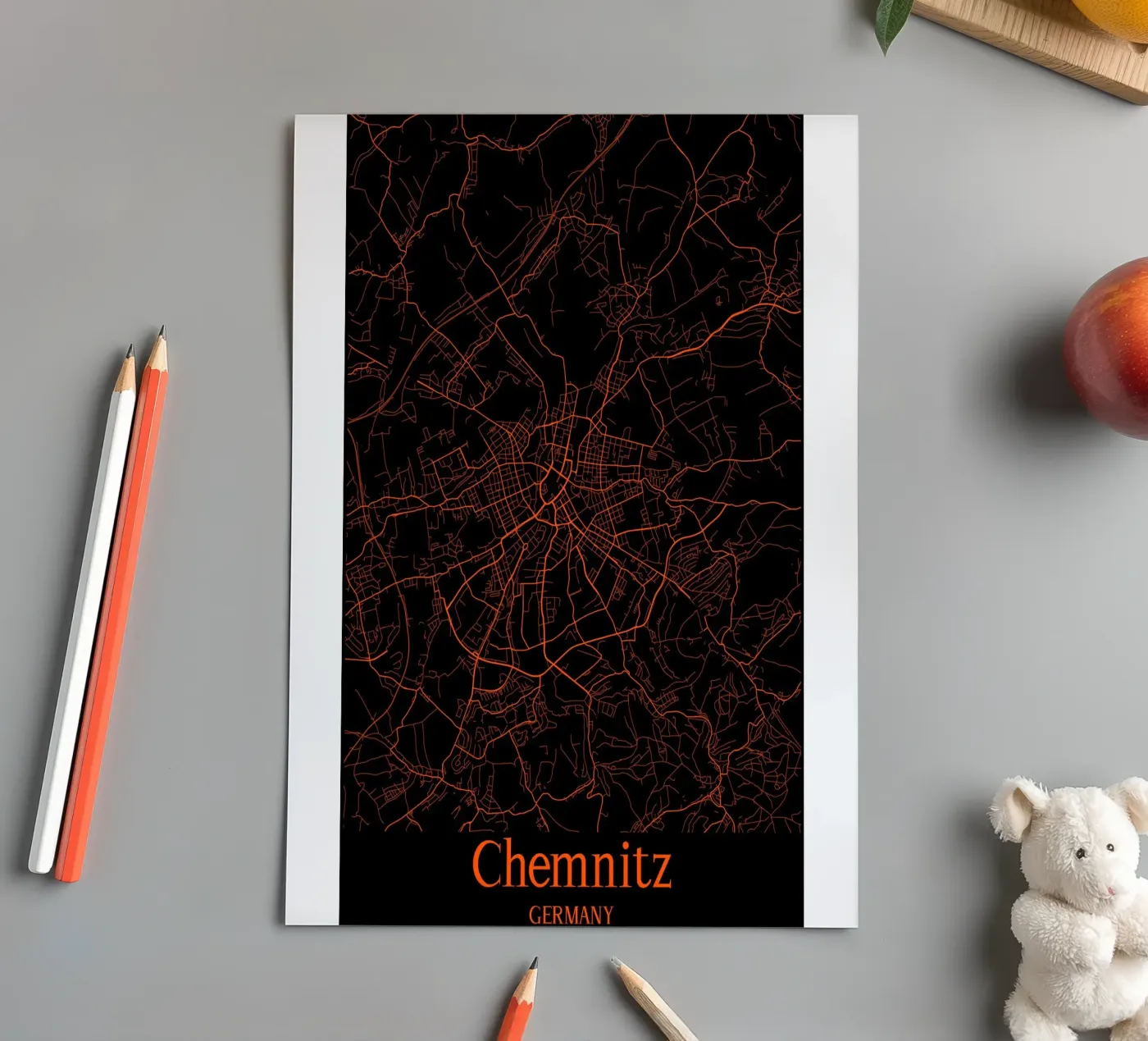 Chemnitz Stickerbogen von MiMap