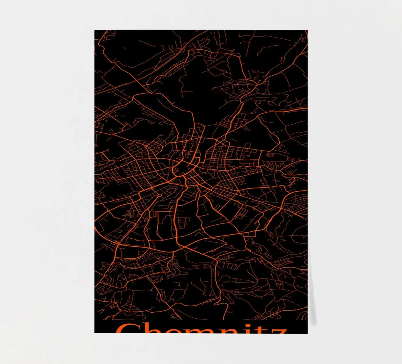 Chemnitz Stickerbogen von MiMap