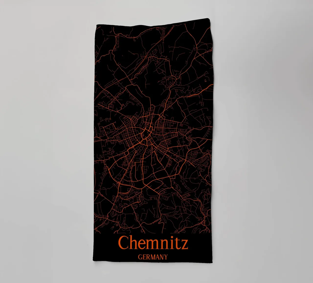 Chemnitz badhanddoek van MiMap
