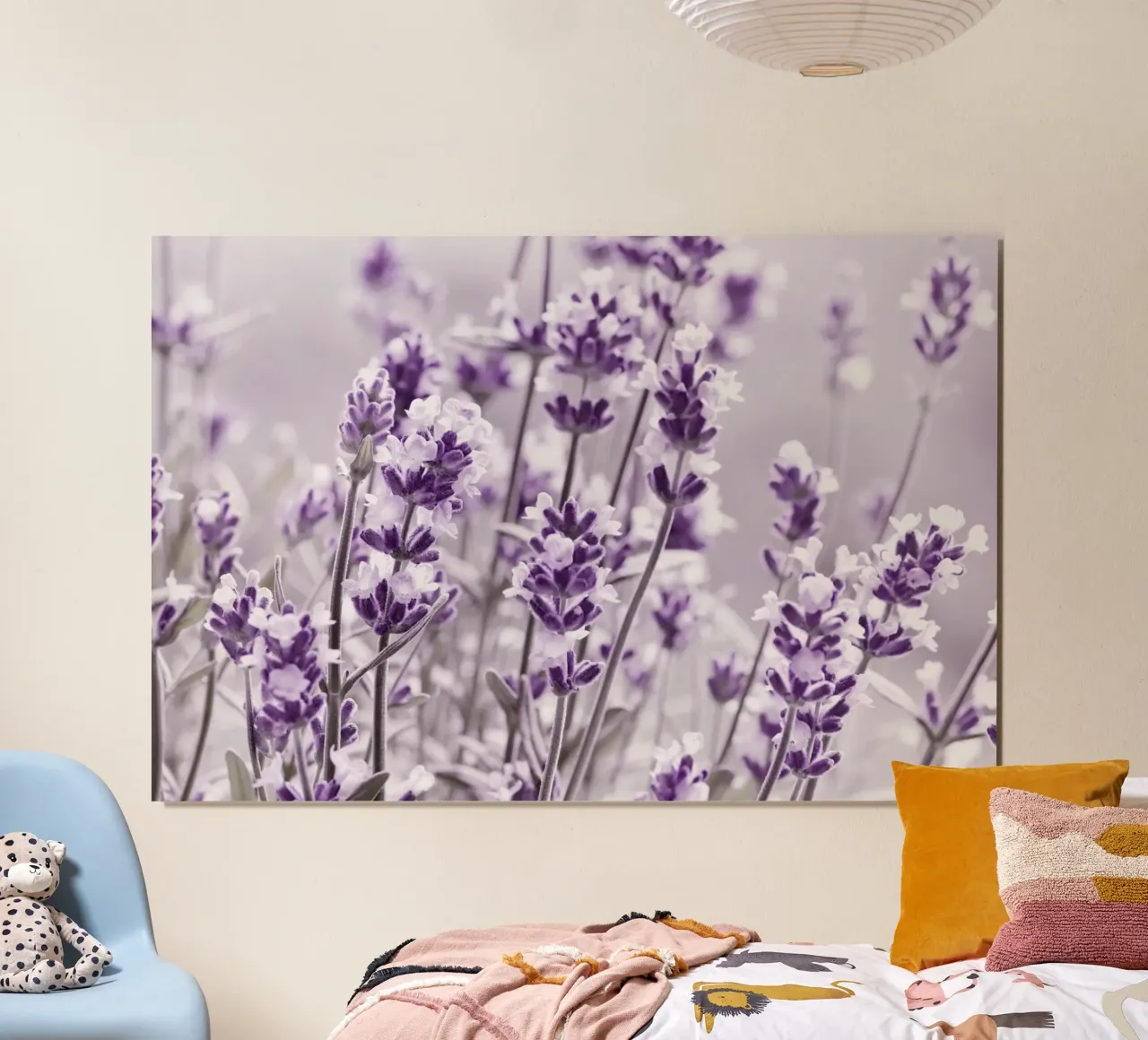 Lavanda poster con telaio in legno da Atteloi