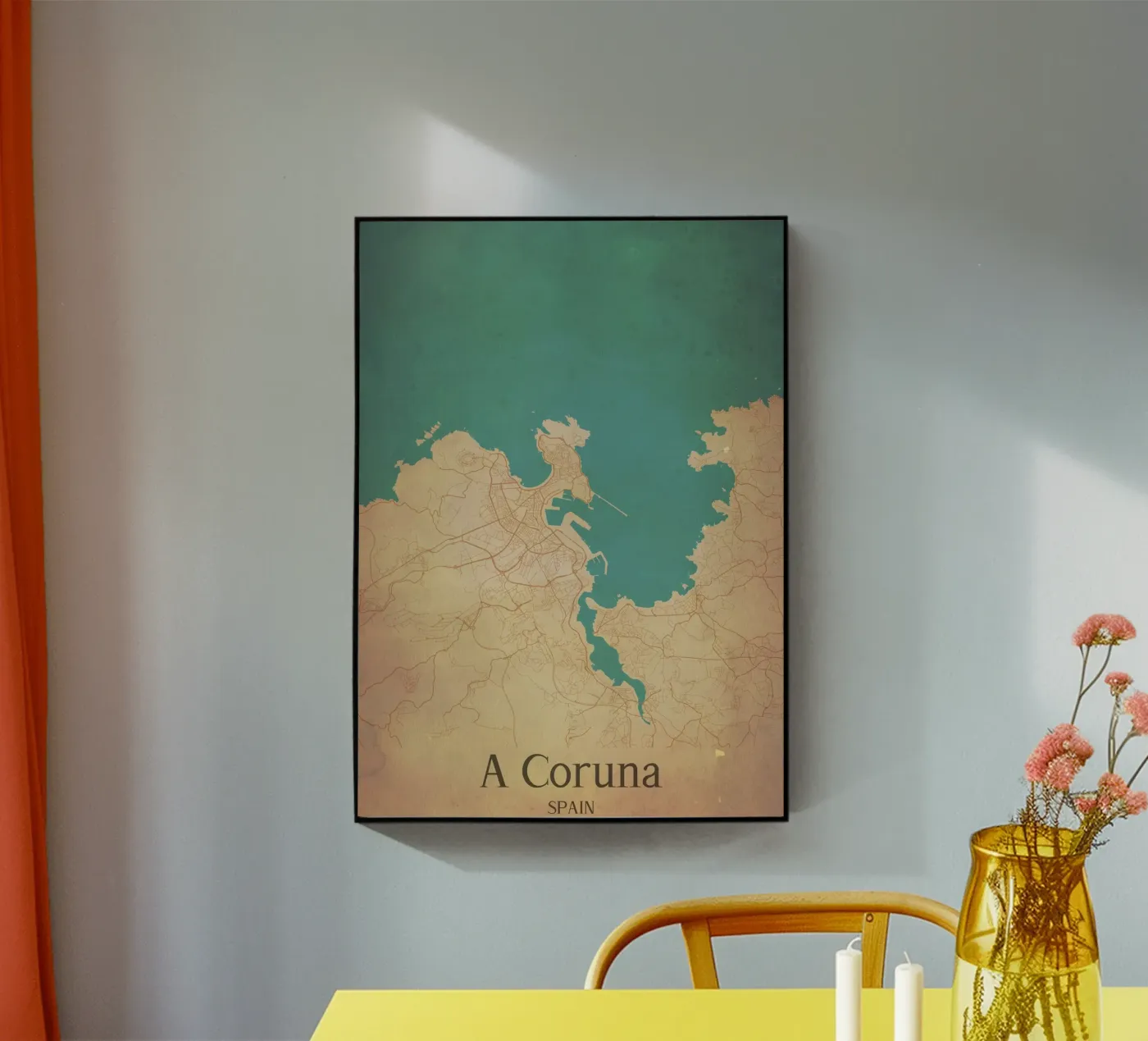 A Coruna Spain plexiglass da WorldPrint