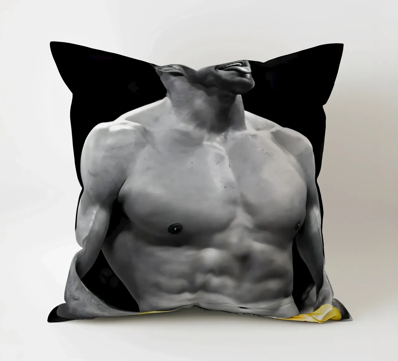 Dricus Du Plessis cuscino da Low poly art