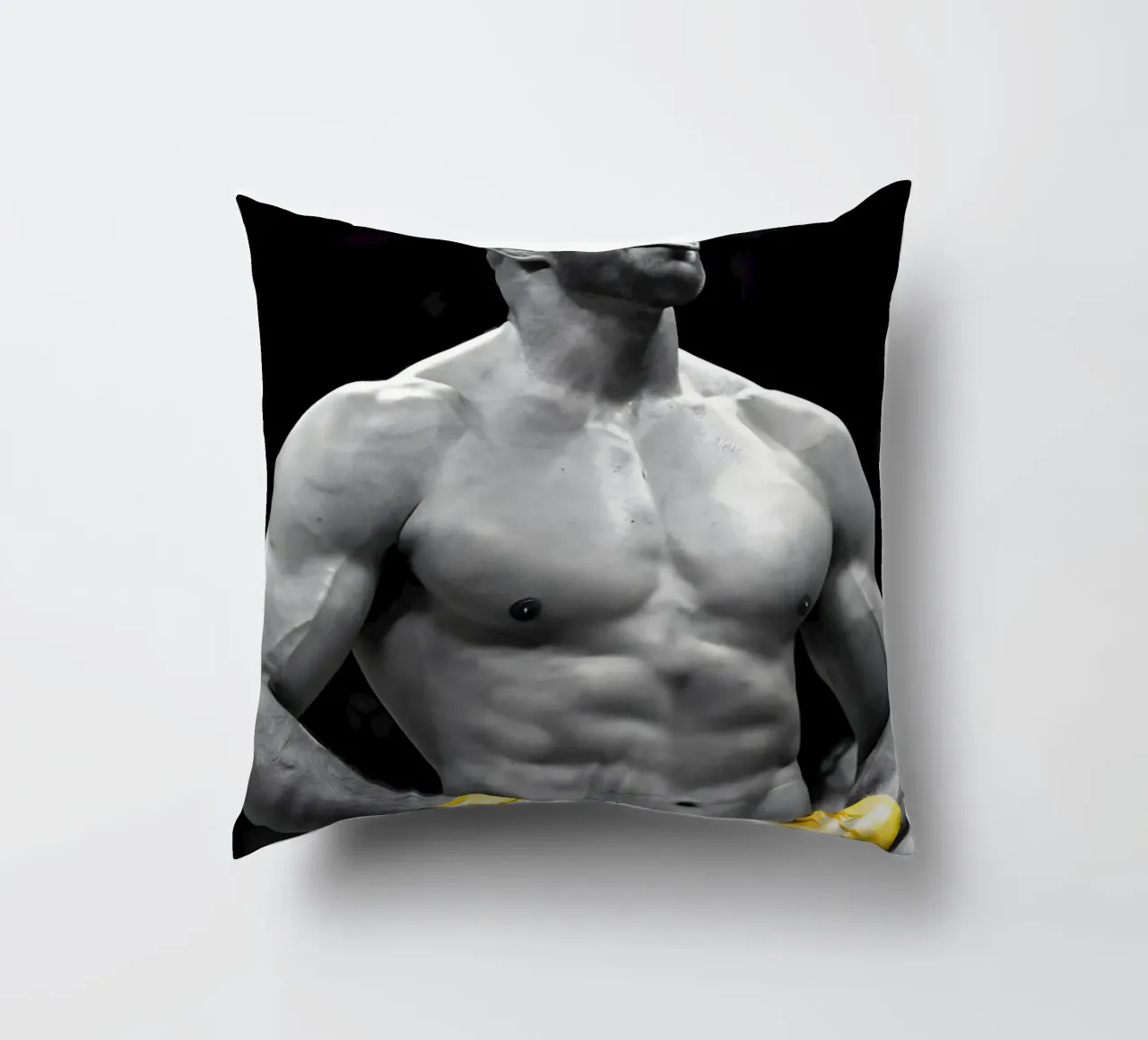 Dricus Du Plessis cuscino da Low poly art