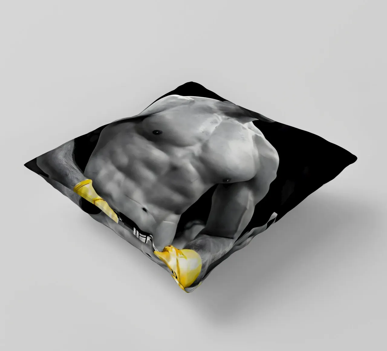 Dricus Du Plessis cuscino da Low poly art