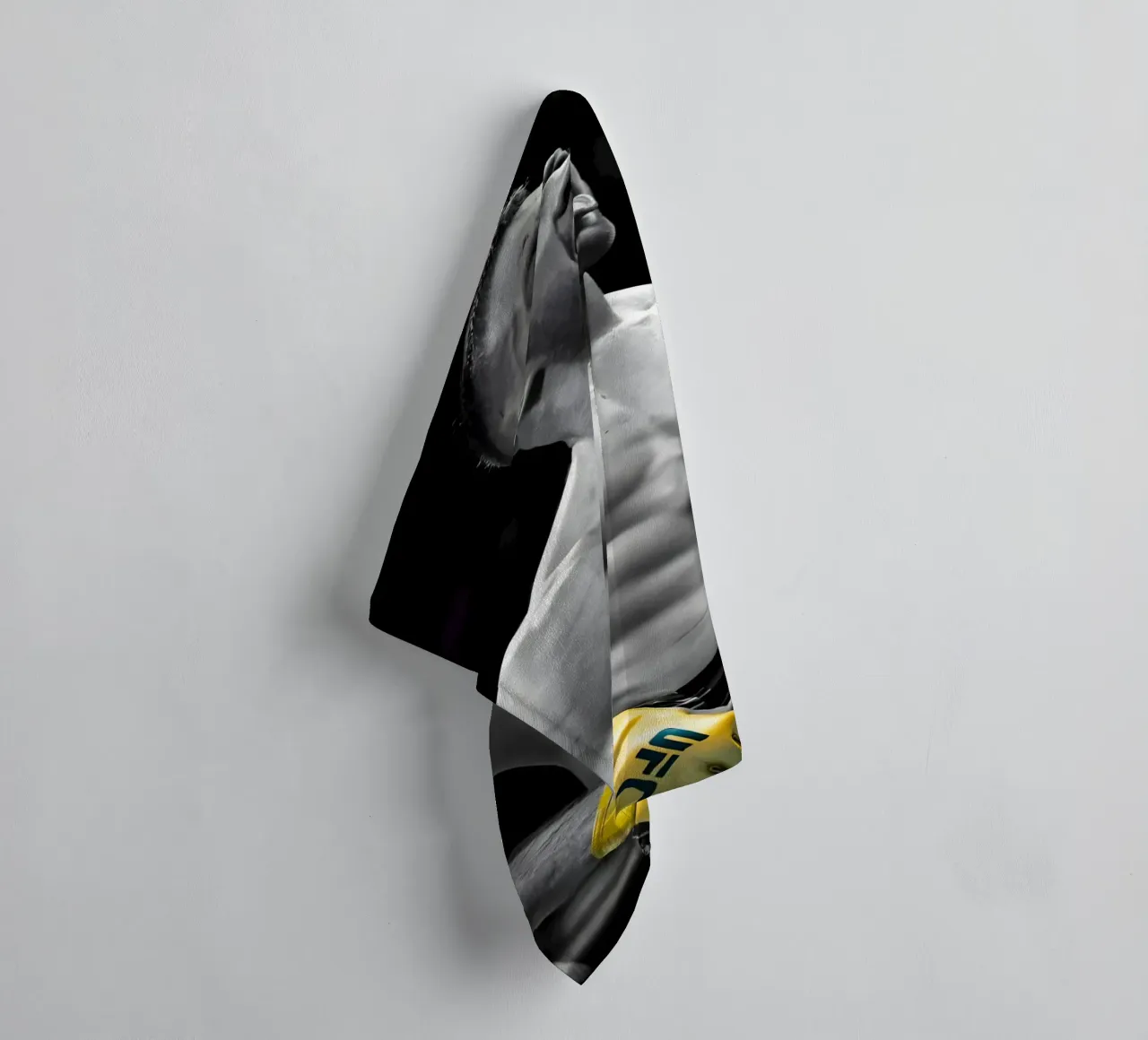 Dricus Du Plessis asciugamano da bagno da Low poly art