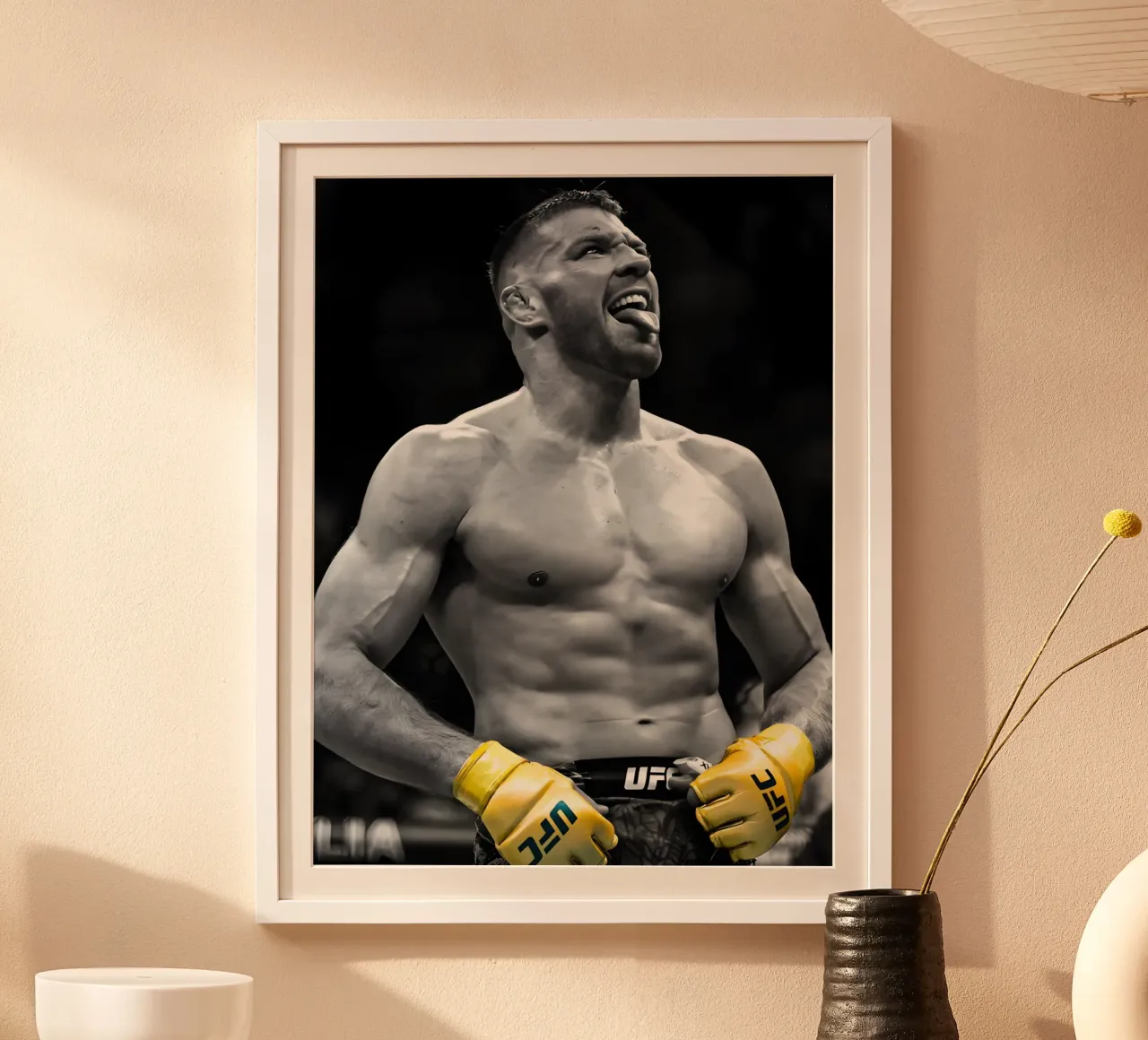 Dricus Du Plessis poster da Low poly art
