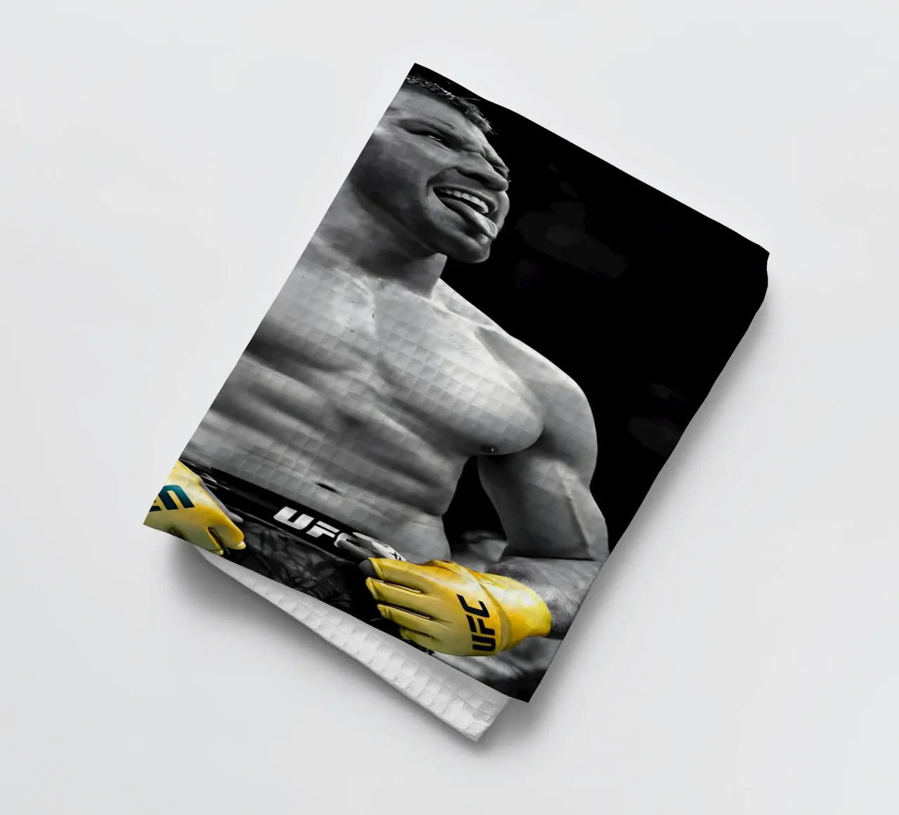 Dricus Du Plessis canovaccio da cucina da Low poly art