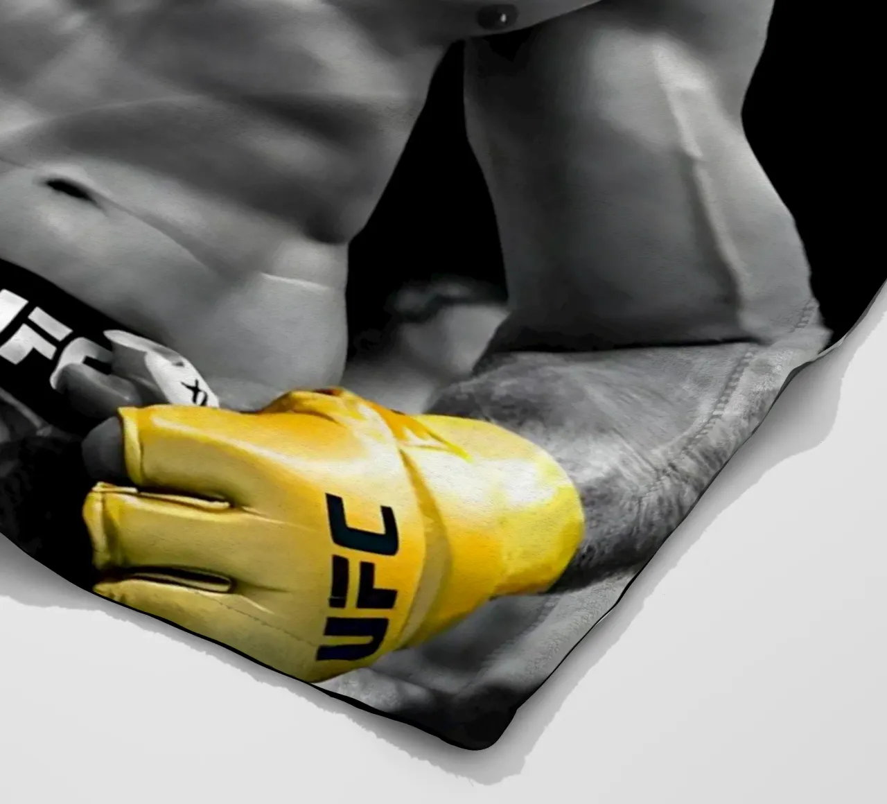 Dricus Du Plessis coperta in pile da Low poly art