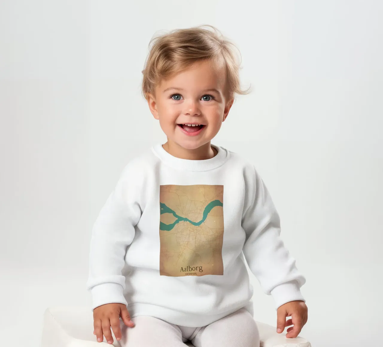Aalborg DENMARK felpa neonato da WorldPrint