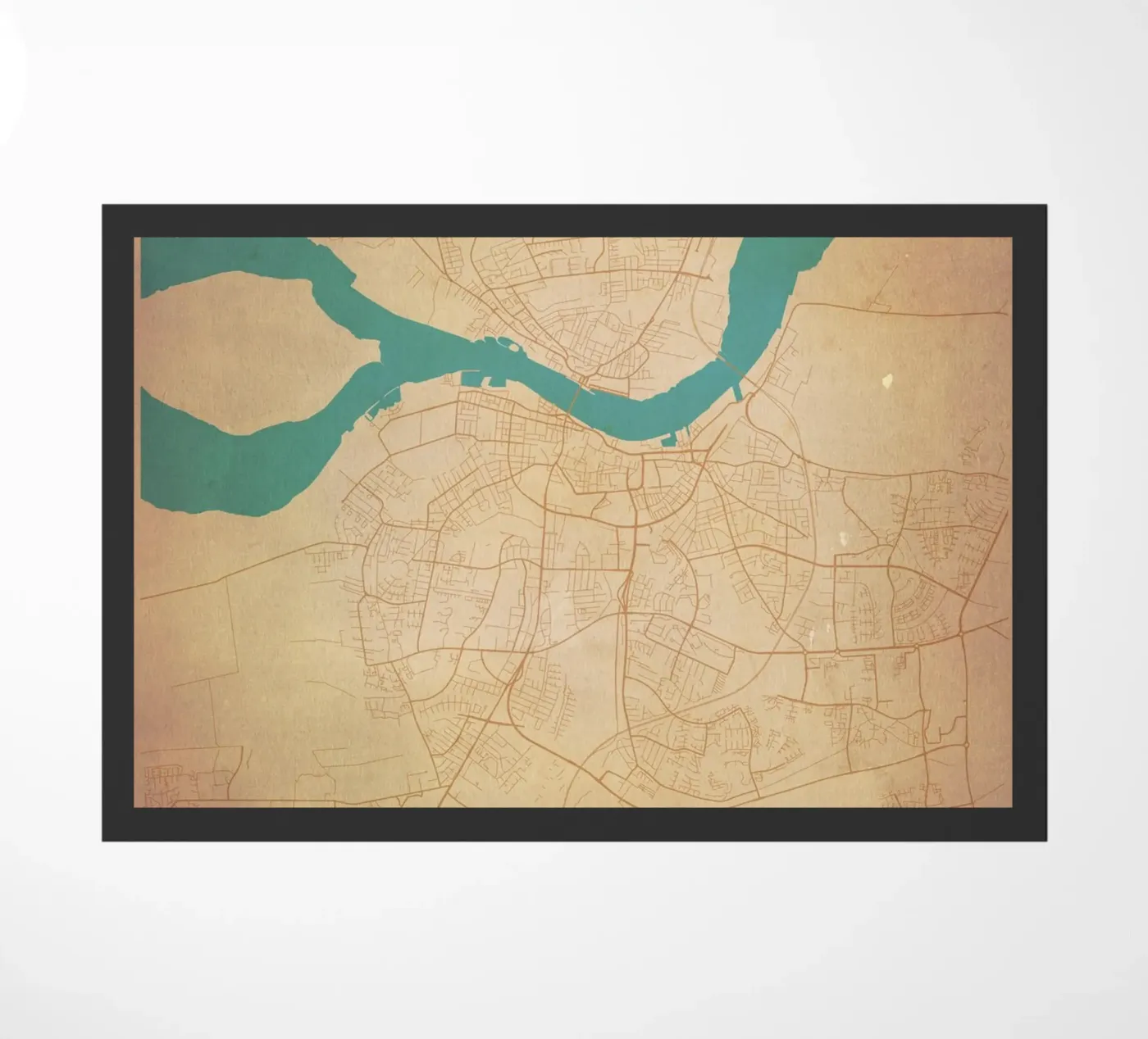 Aalborg DENMARK doormat by WorldPrint