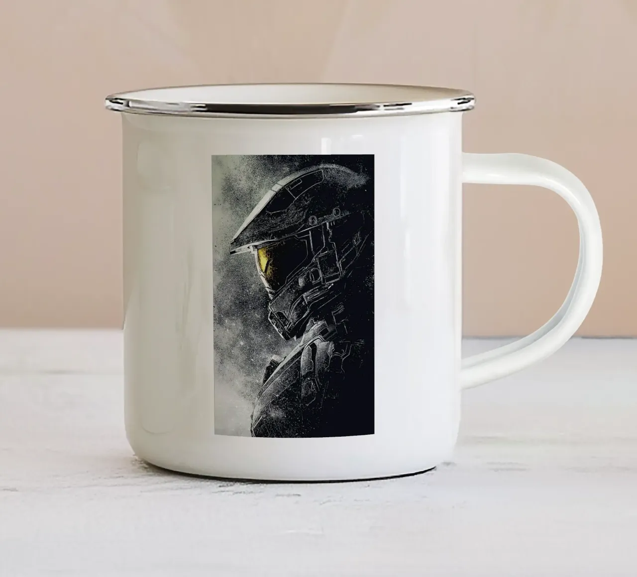 Hero Soldier tazza in smalto da Nna Rock