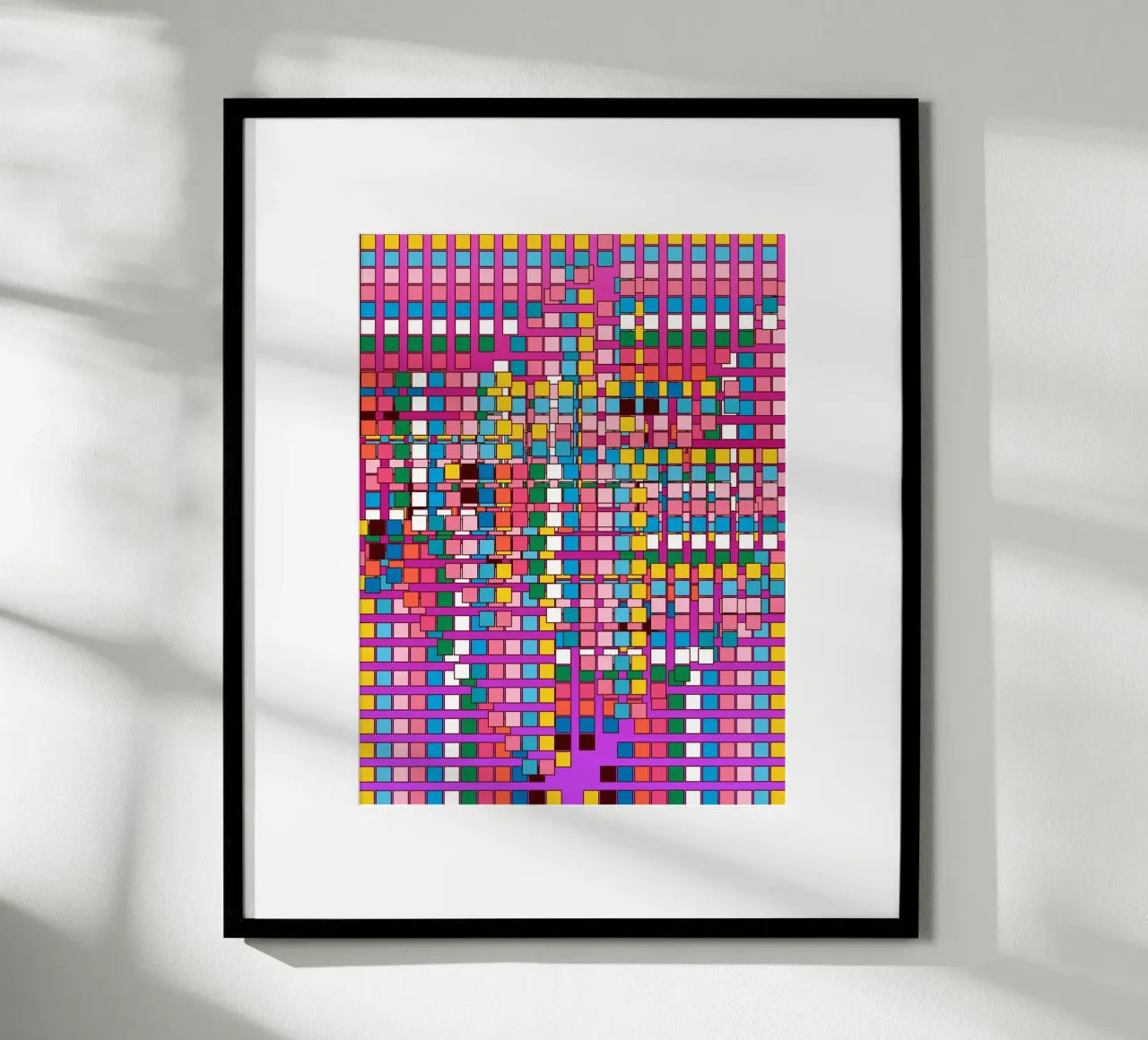 La tavolozza riecheggia la nascita dei colori poster con telaio in plastica da Abstract and Patterns