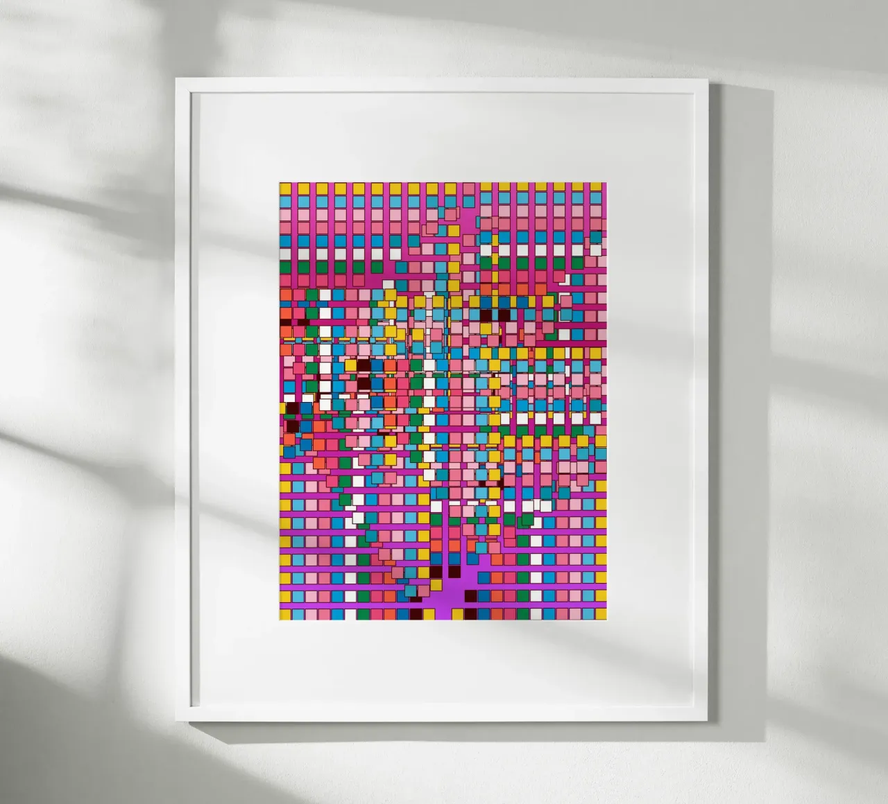 La tavolozza riecheggia la nascita dei colori poster con telaio in plastica da Abstract and Patterns