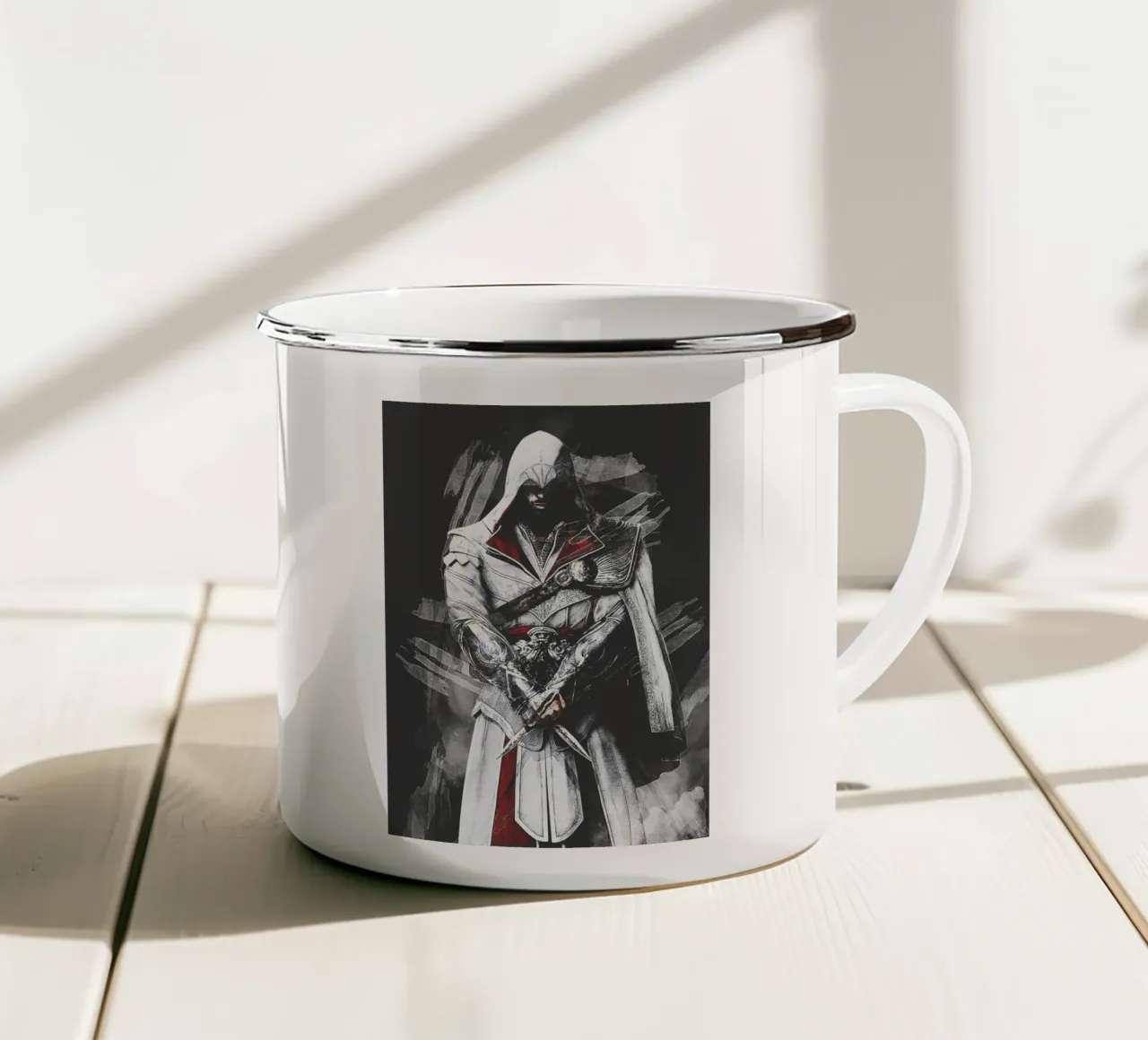 gioco assassin's creed Hero tazza in smalto da Nna Rock