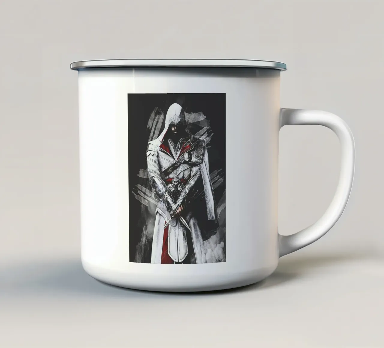 gioco assassin's creed Hero tazza in smalto da Nna Rock