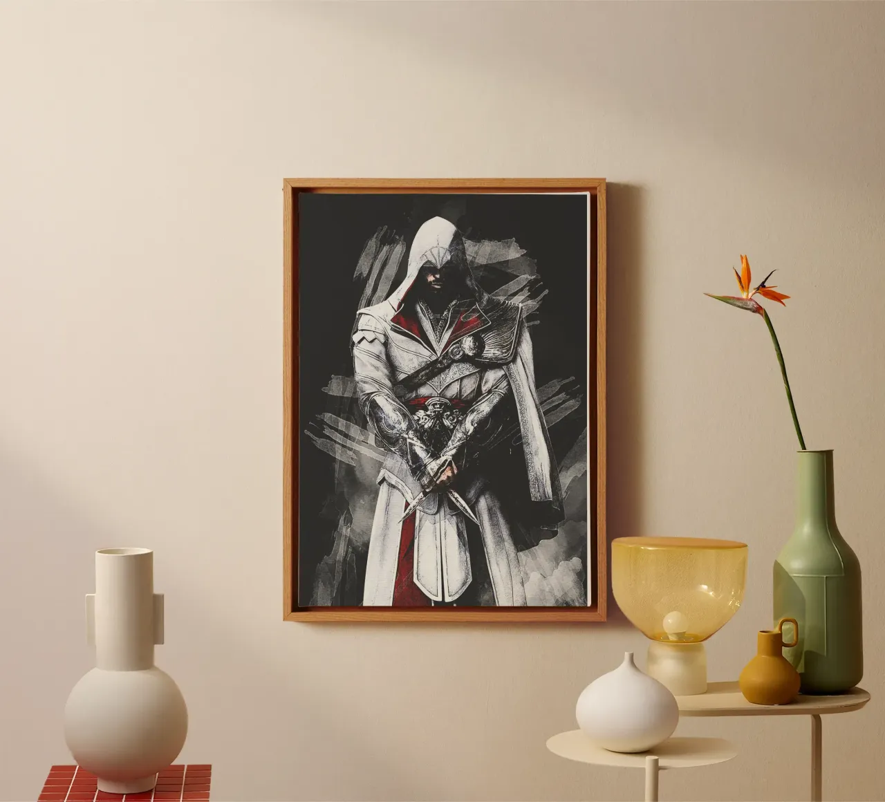 gioco assassin's creed Hero tela con Cornice a cassetta da Ad Nna Rock