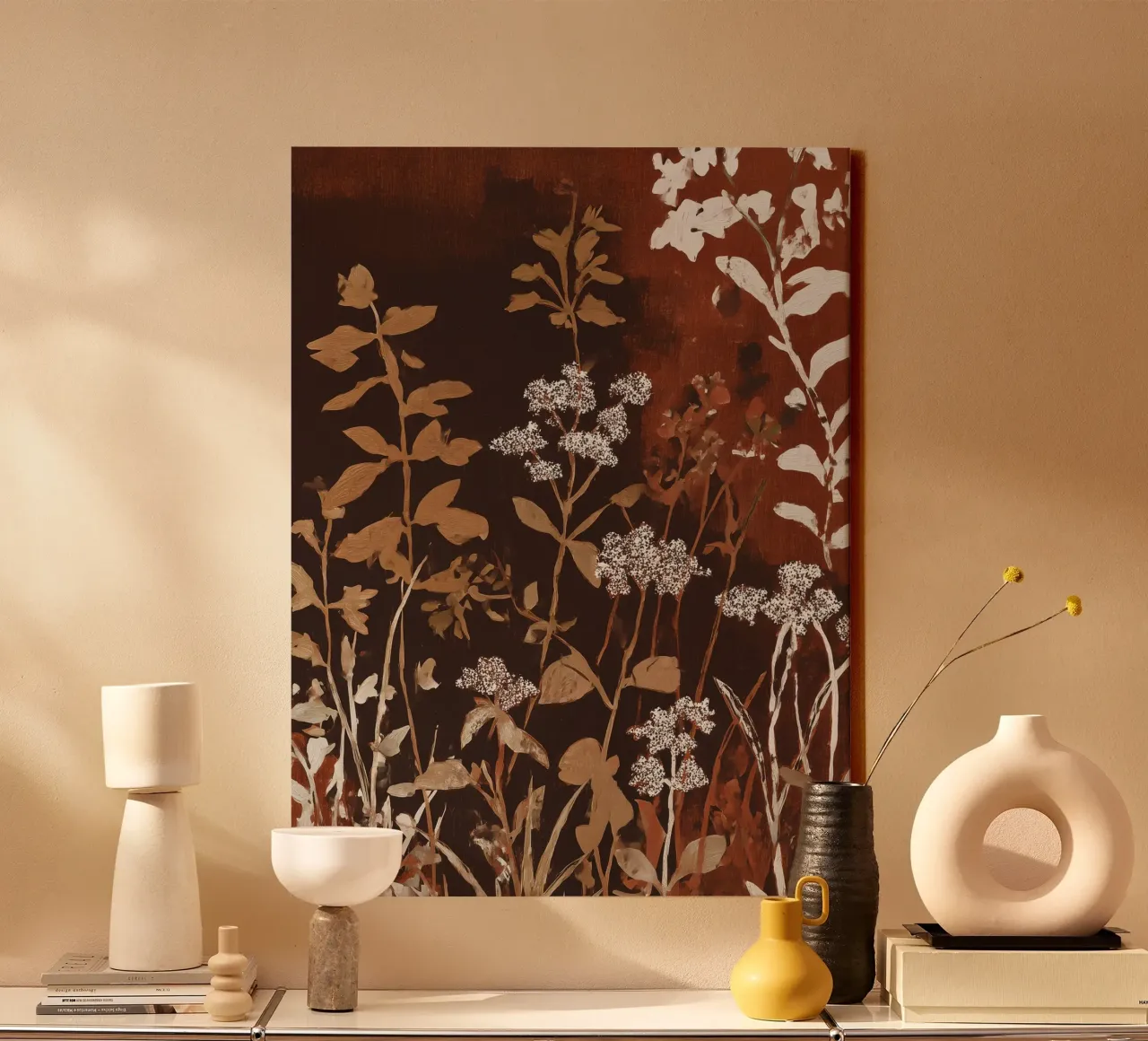 Rustweide canvas met Baklijst van Seed & Signal