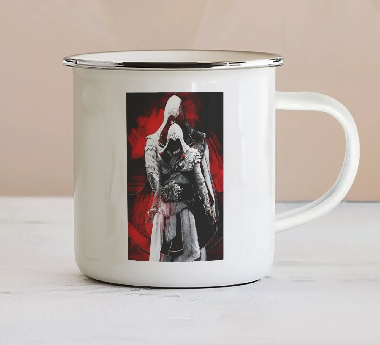 Assassin's  Hero tazza in smalto da Nna Rock