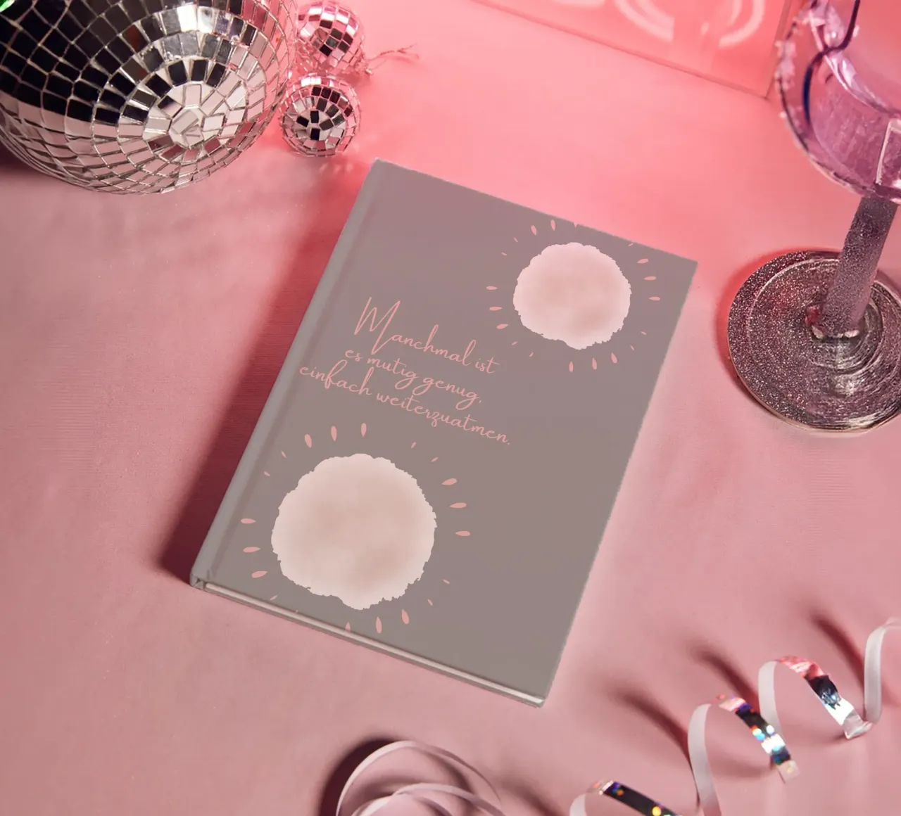 Manchmal ist es mutig... notebook by AESTHETIC VIBES by Isabel